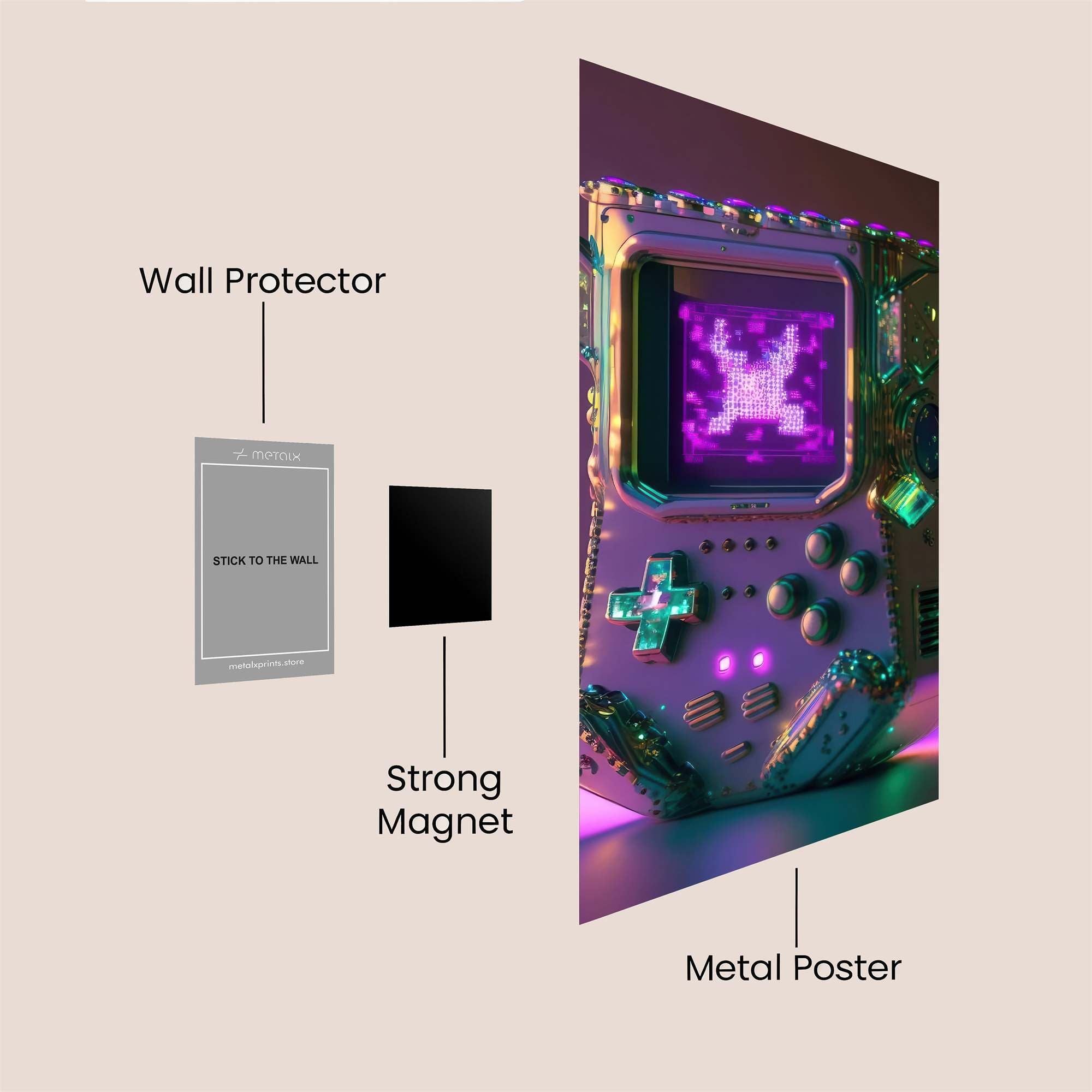 Gameboy Radiance Safe Wall Magnetic / M