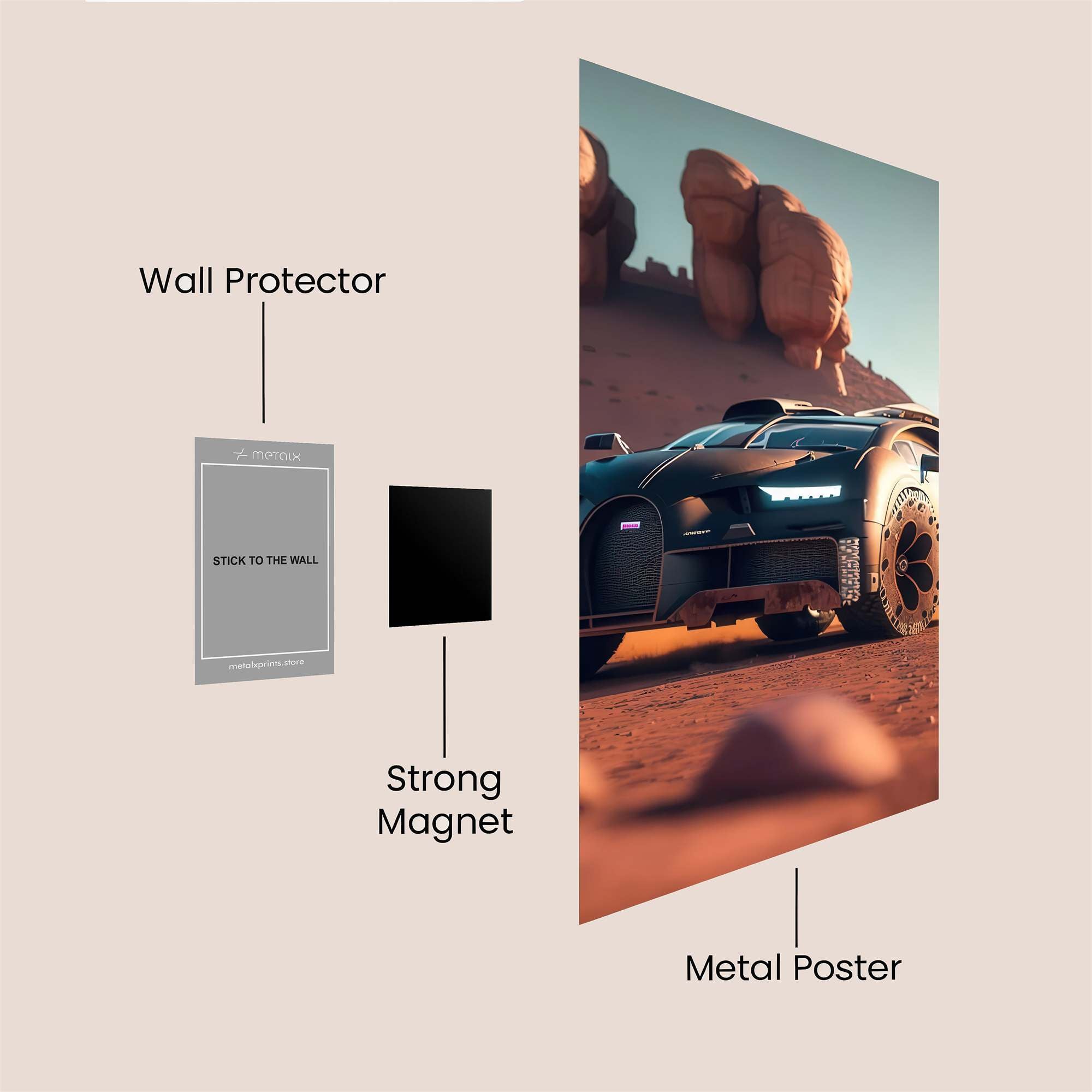 Bugatti Odyssey Safe Wall Magnetic / M