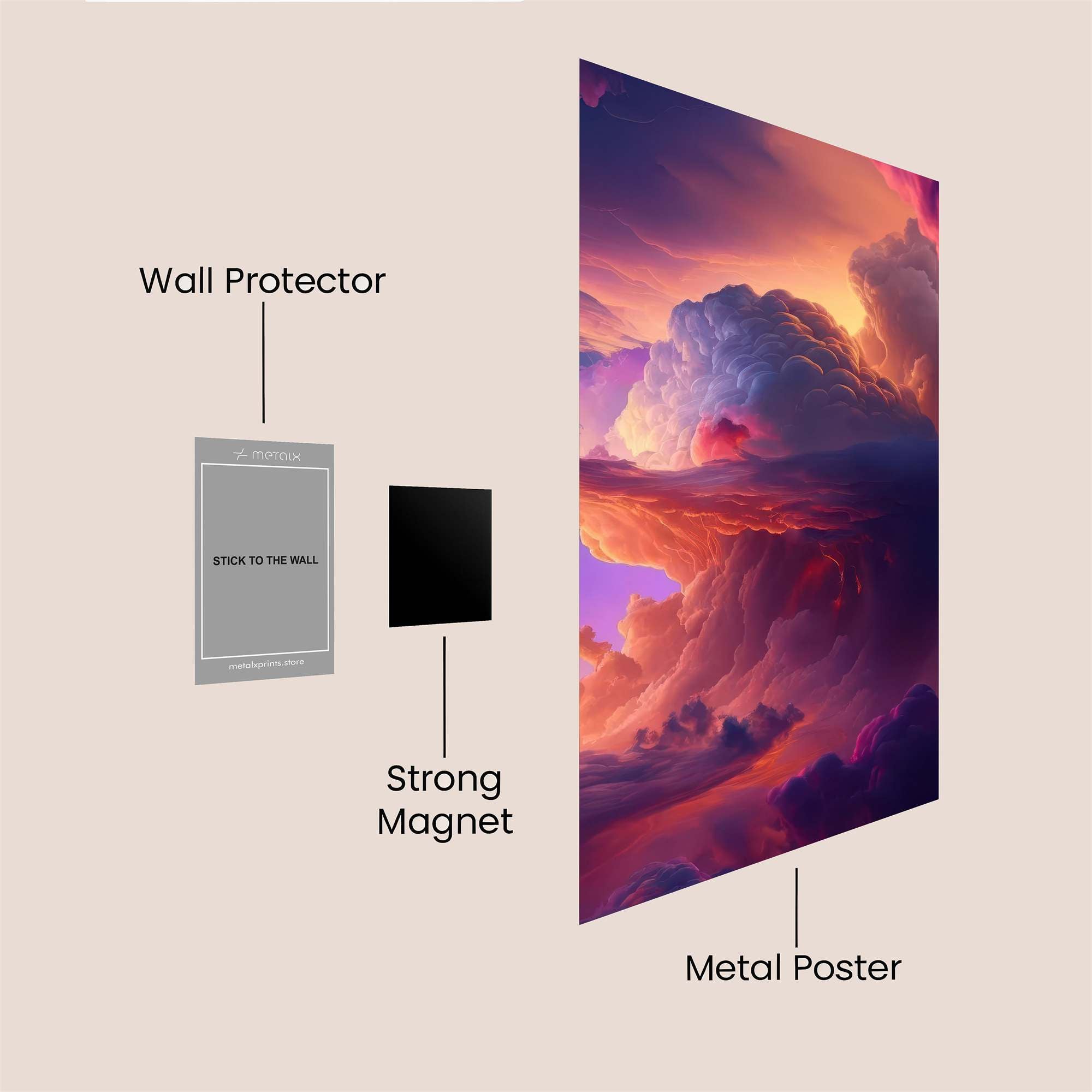 Sky Symphony Safe Wall Magnetic / M