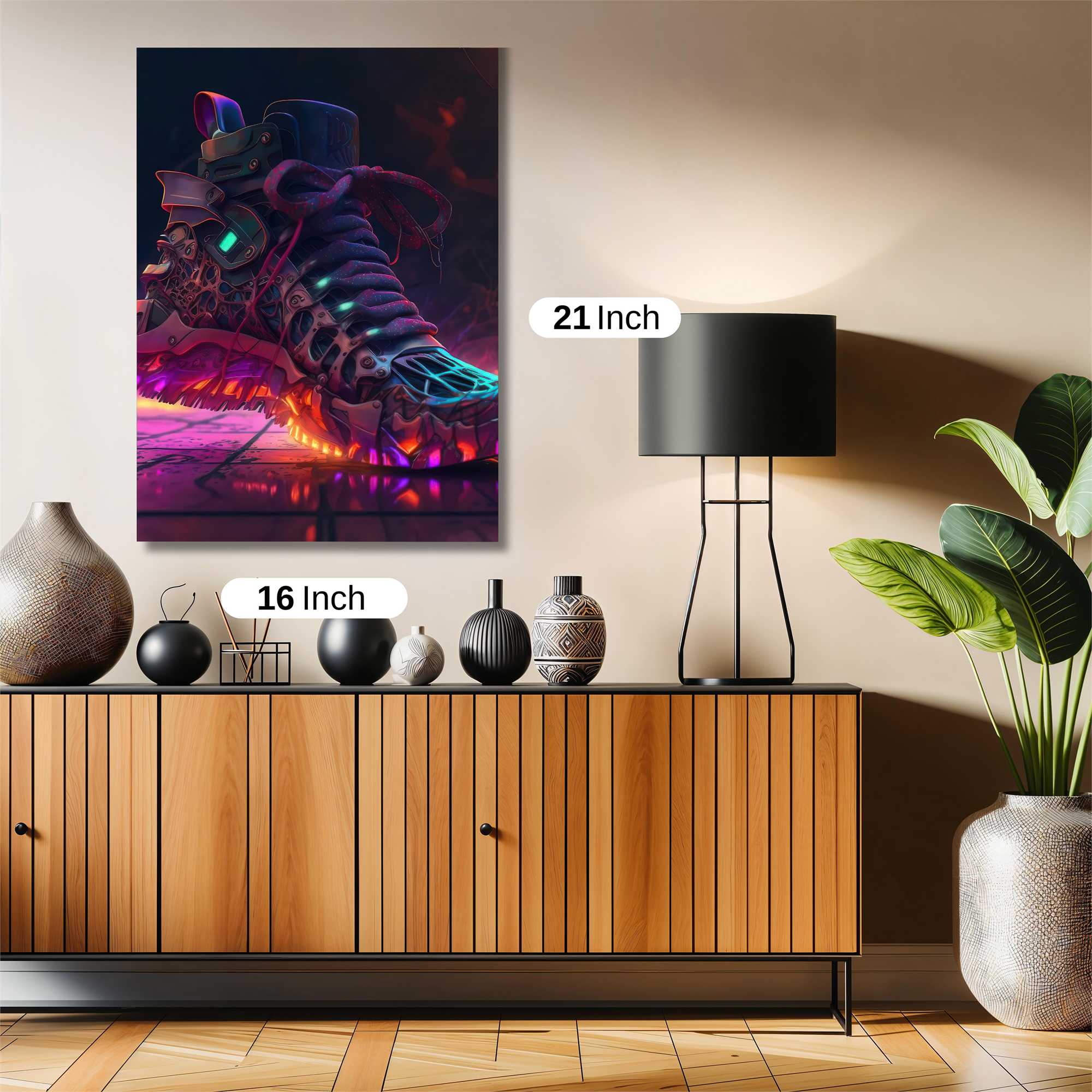 Cyberpunk Glow Safe Wall Magnetic / M