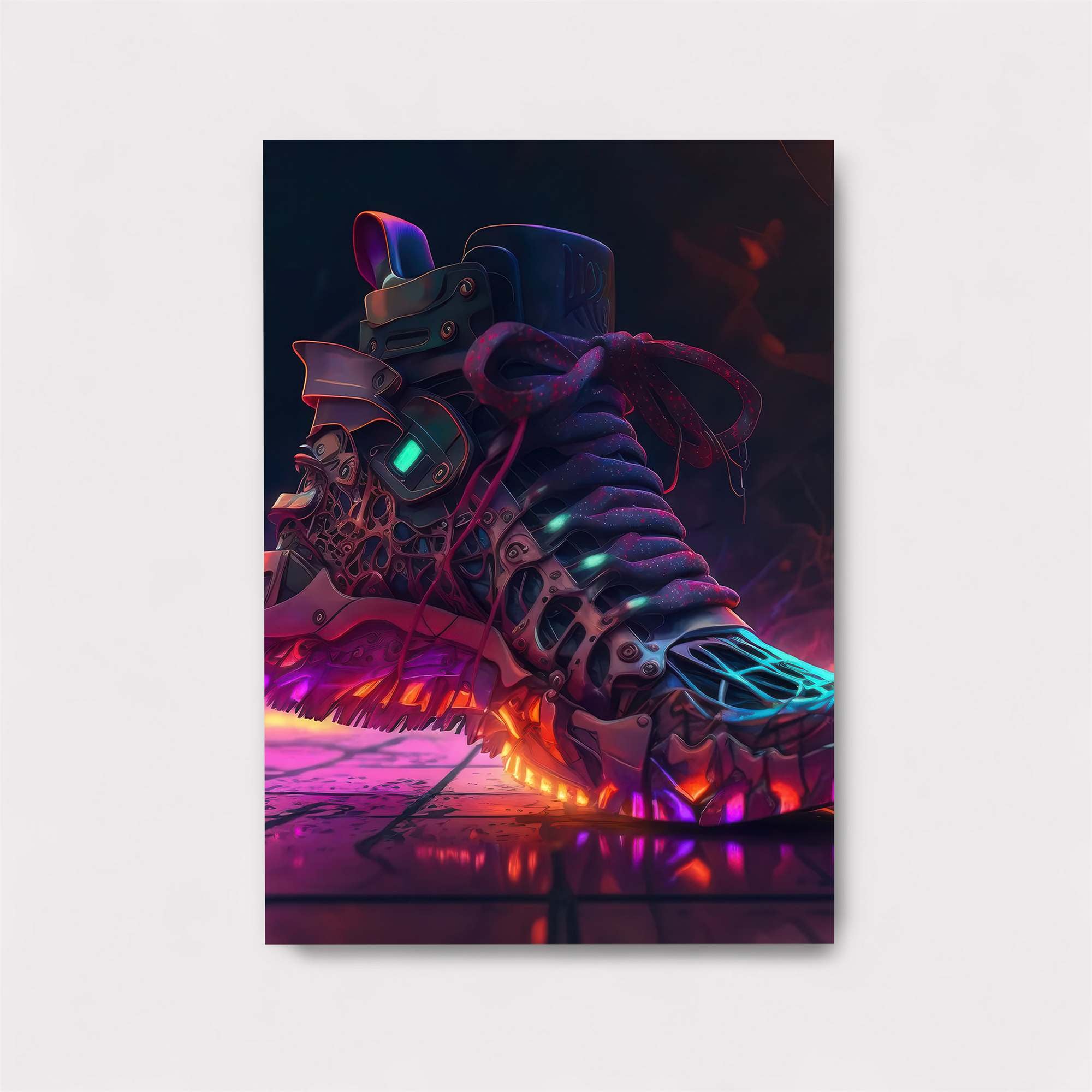 Cyberpunk Glow Safe Wall Magnetic / M