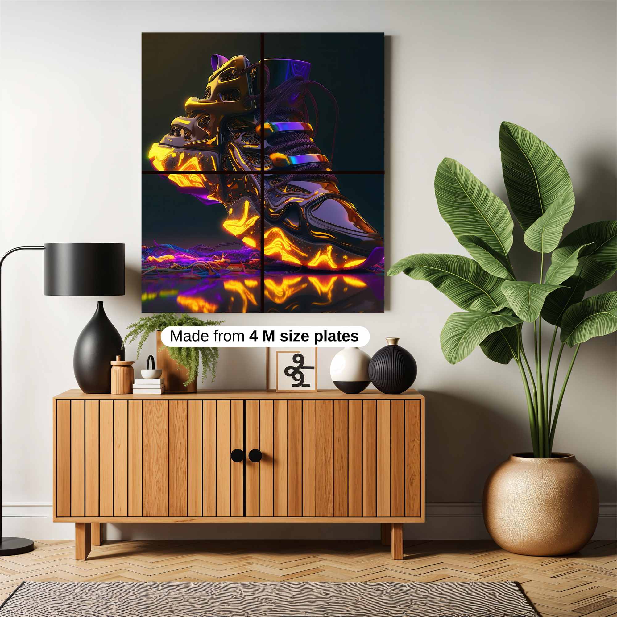 Cyber Glow Safe Wall Magnetic / M