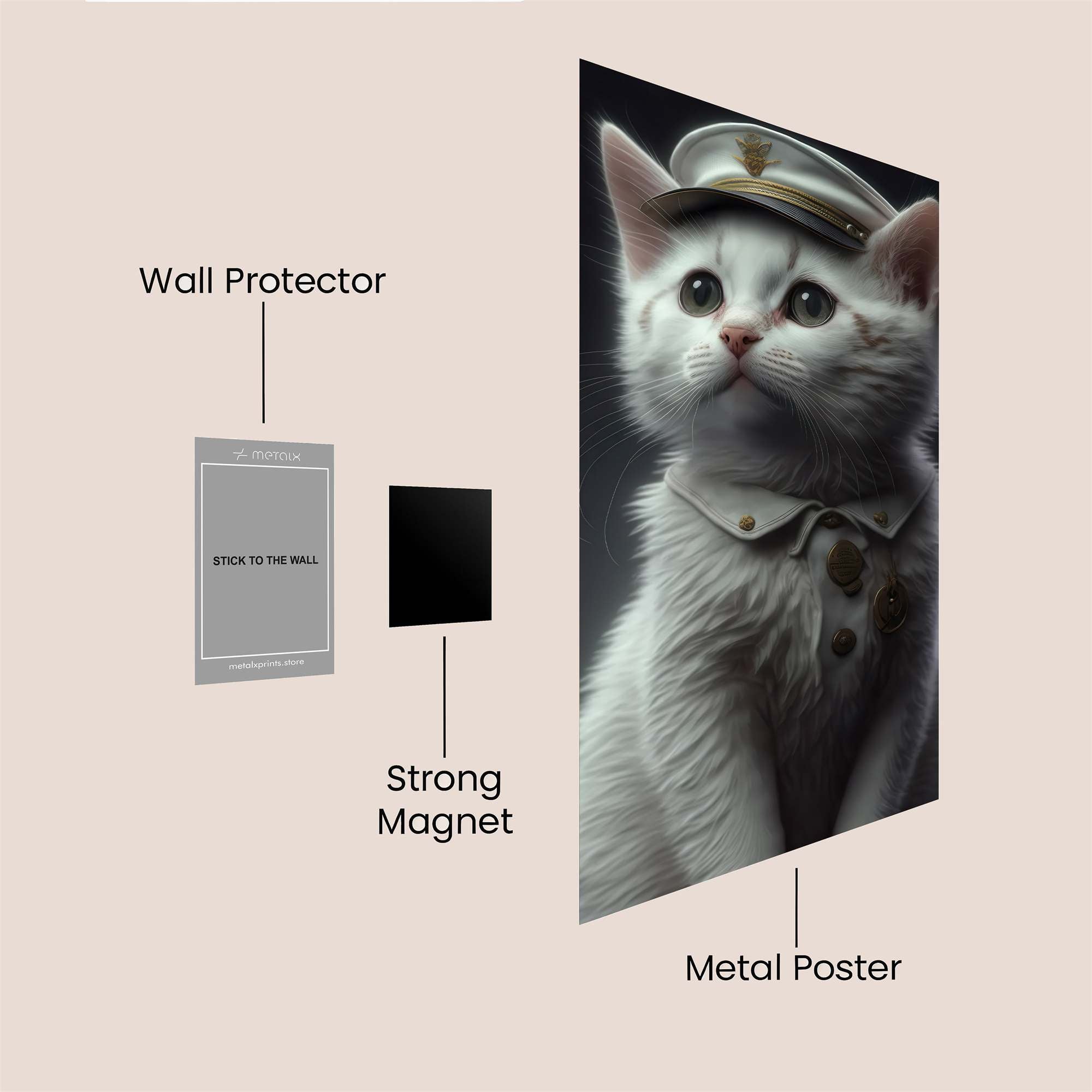 Captain Whimsy Safe Wall Magnetic / M