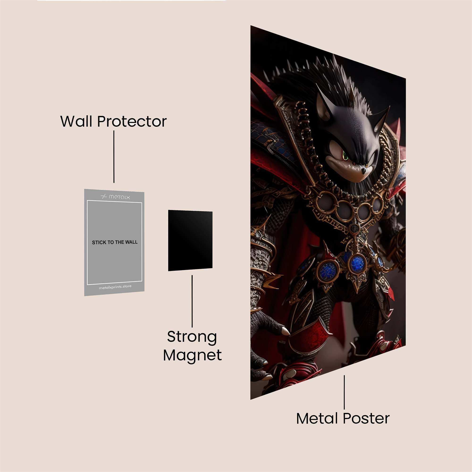 Mephiles Majestic Safe Wall Magnetic / M