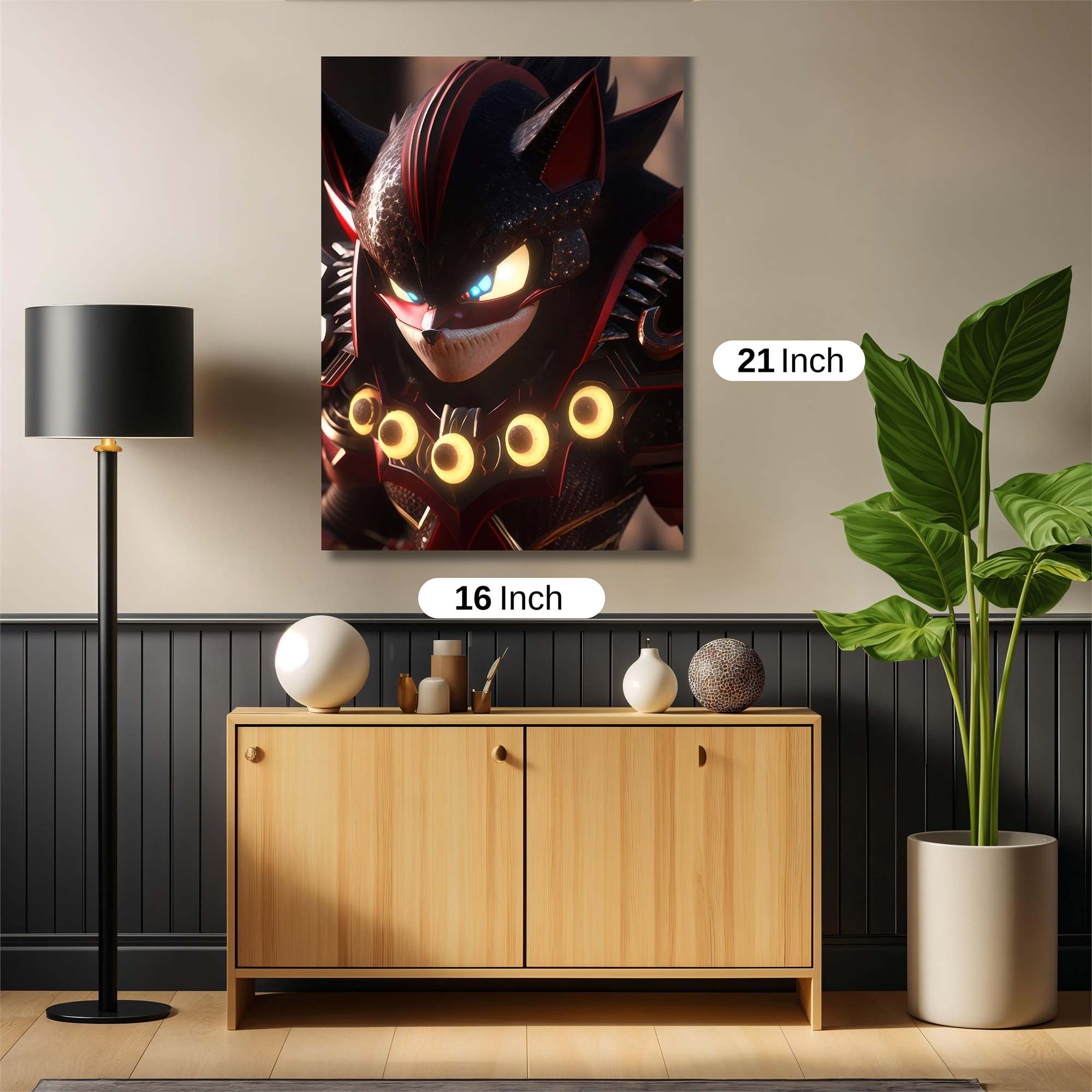 Shadow Menace Safe Wall Magnetic / M