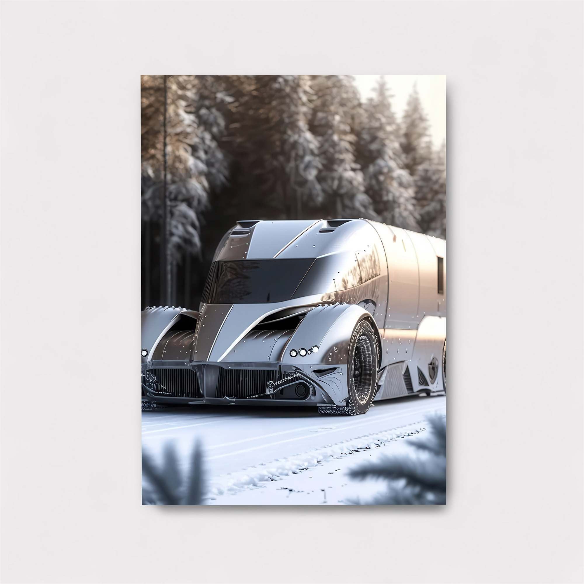 Futuristic Frost Safe Wall Magnetic / M
