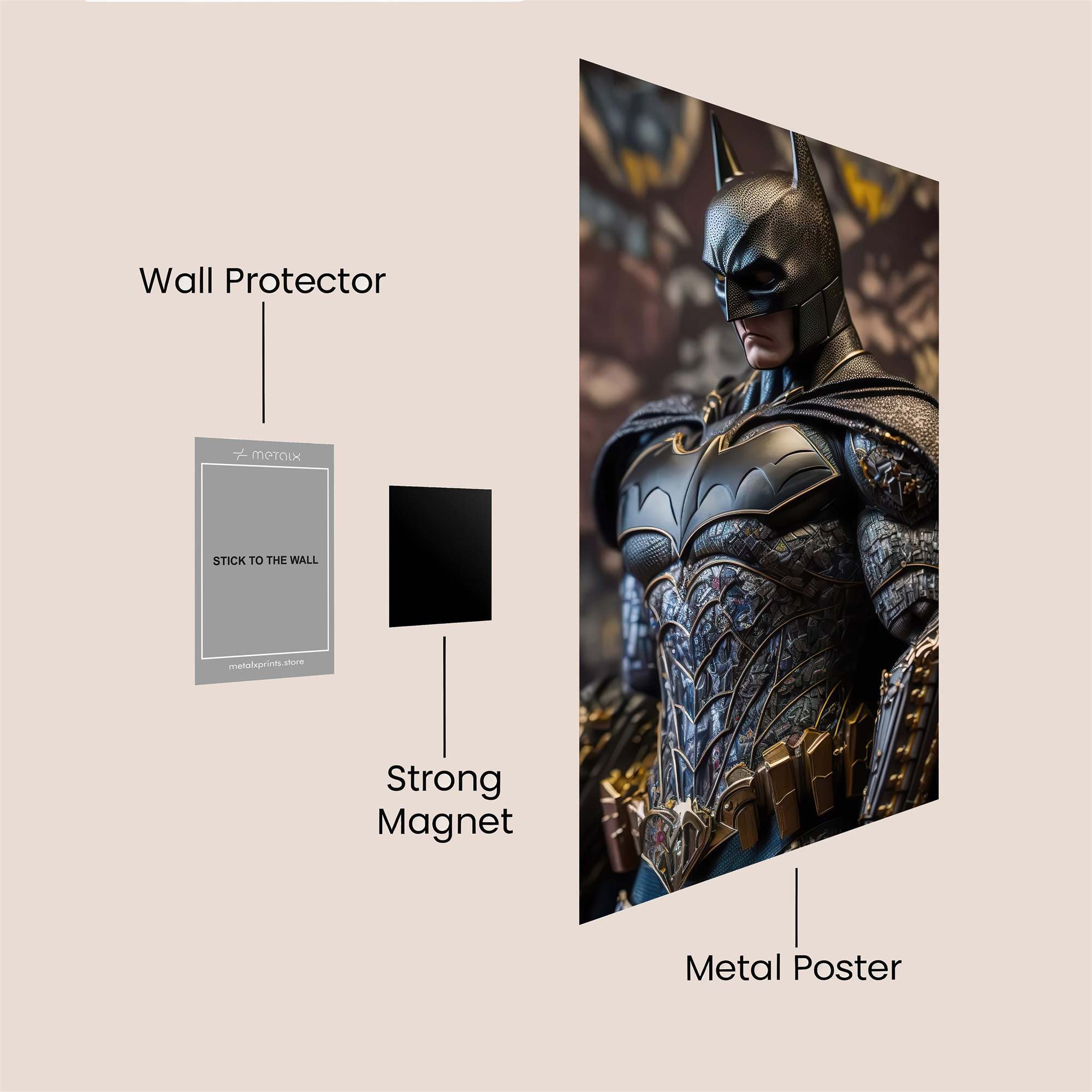 Batman Regal Safe Wall Magnetic / M