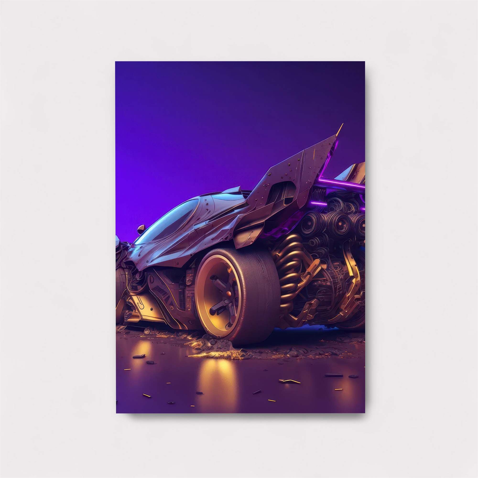 Batmobile Eccentric Safe Wall Magnetic / M