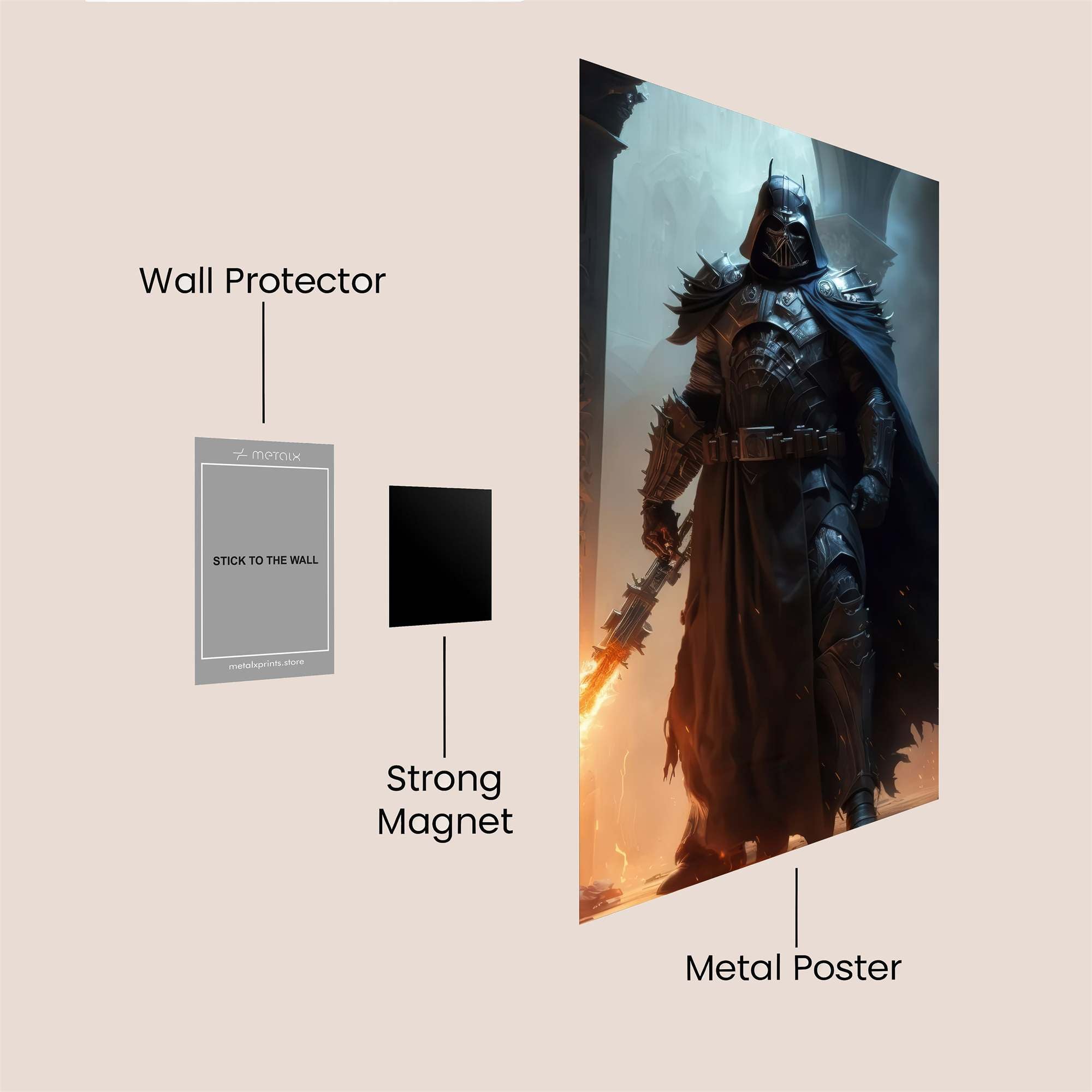 Batman Sinister Safe Wall Magnetic / M