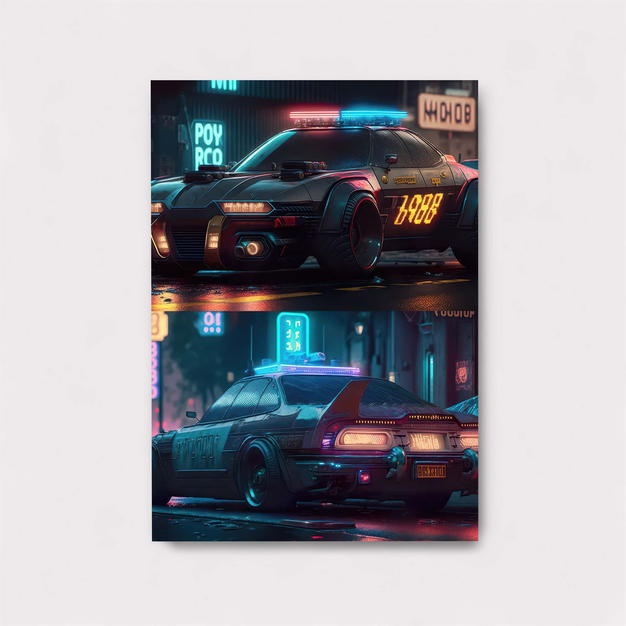 Cop Cruiser Safe Wall Magnetic / M