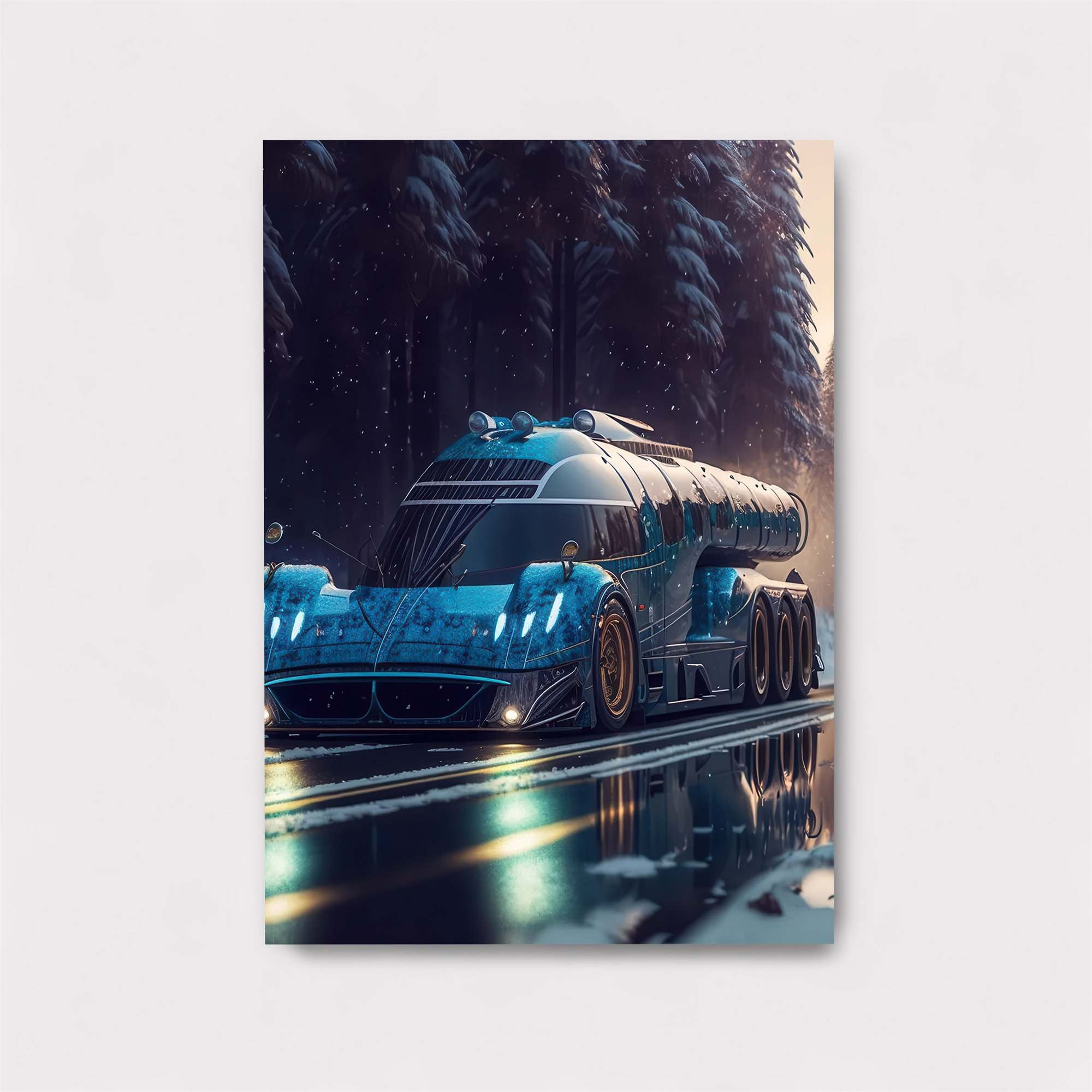 Futuristic Serenity Safe Wall Magnetic / M