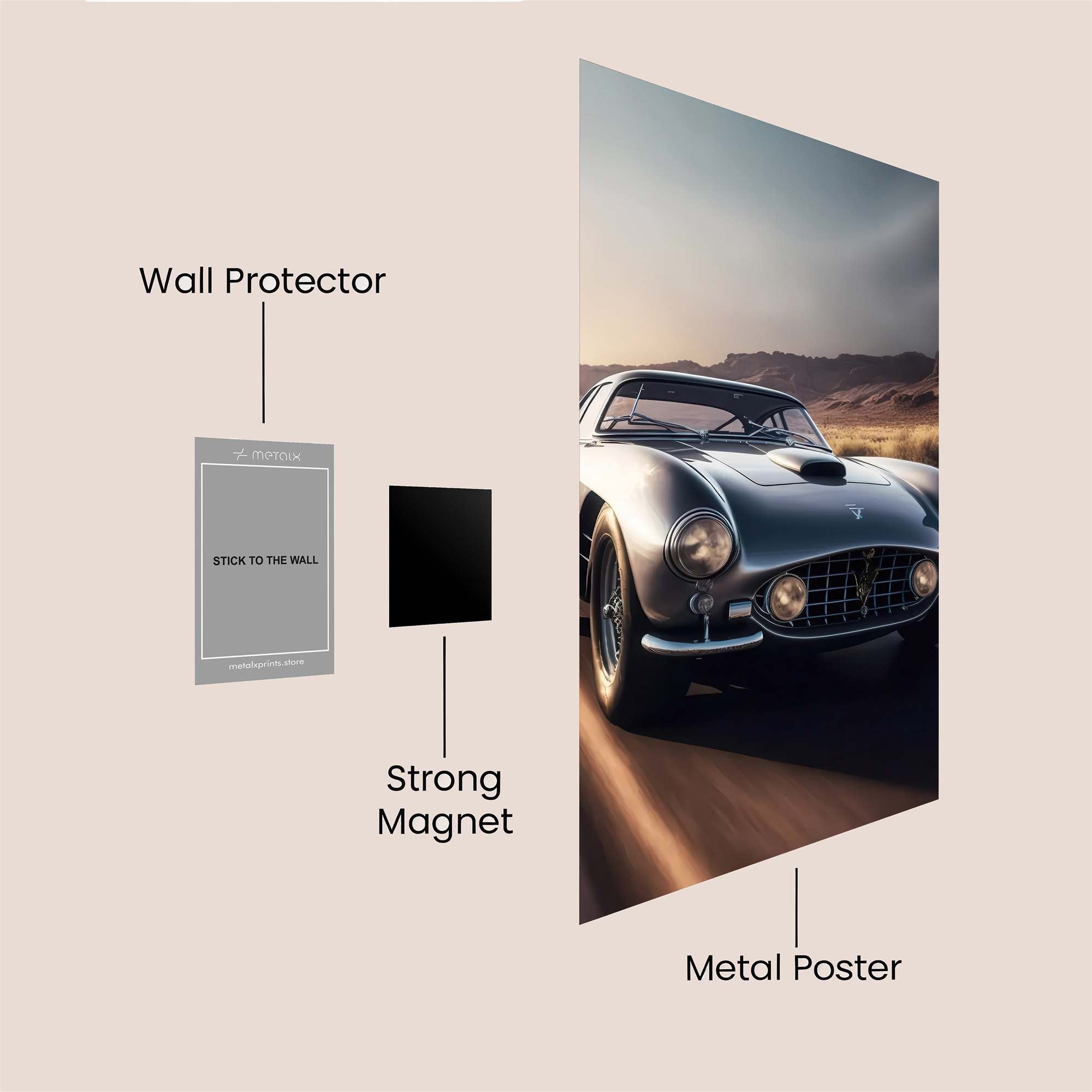 Ferrari Twilight Safe Wall Magnetic / M