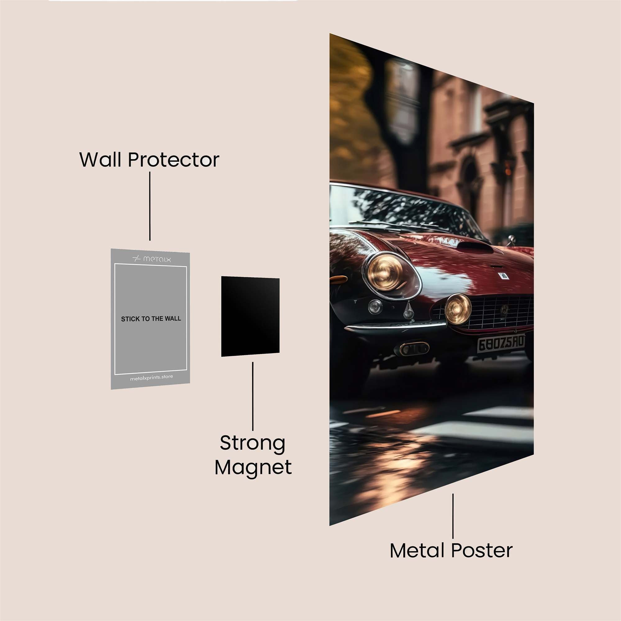 Ferrari Elegance Safe Wall Magnetic / M