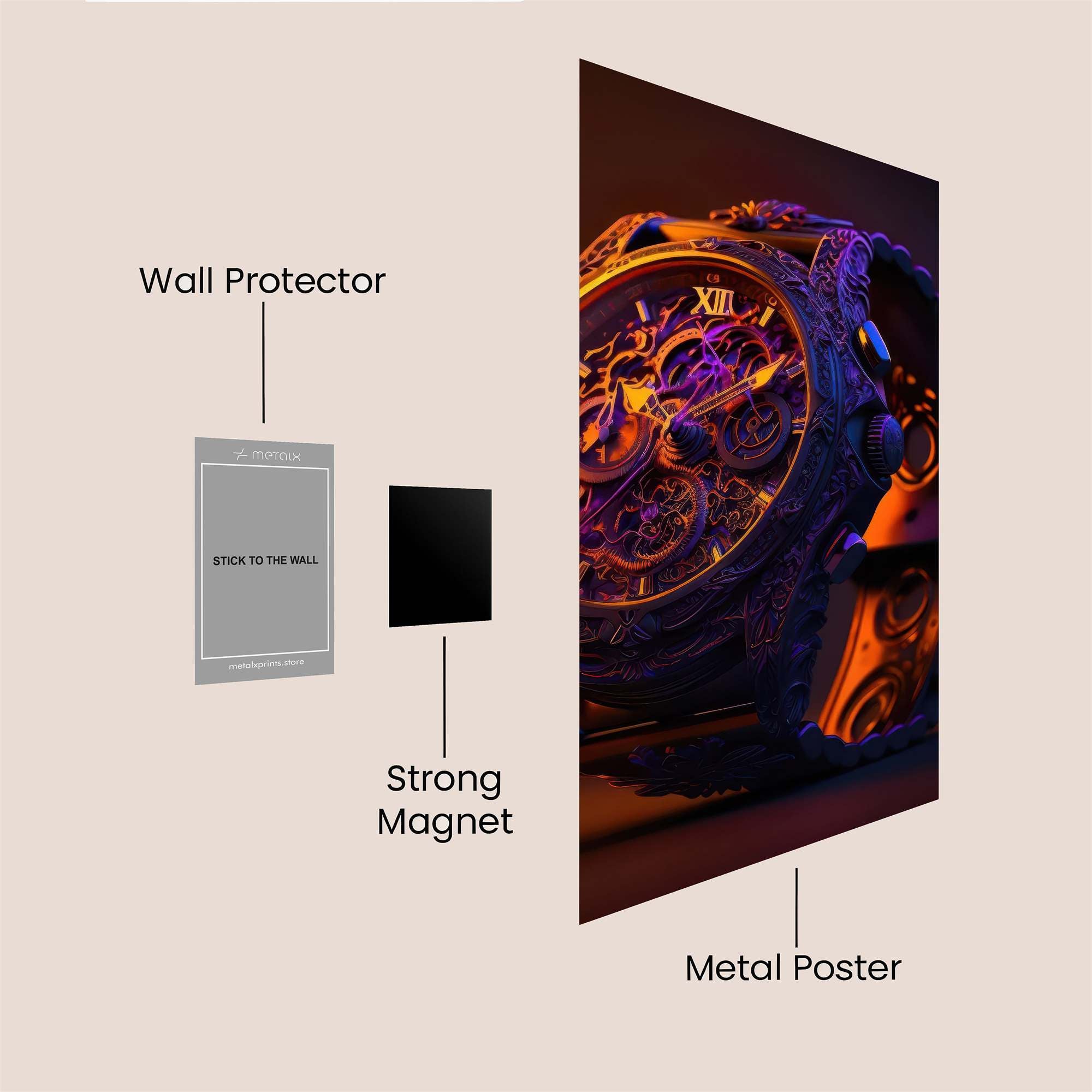 Timekeeper Enigma Safe Wall Magnetic / M