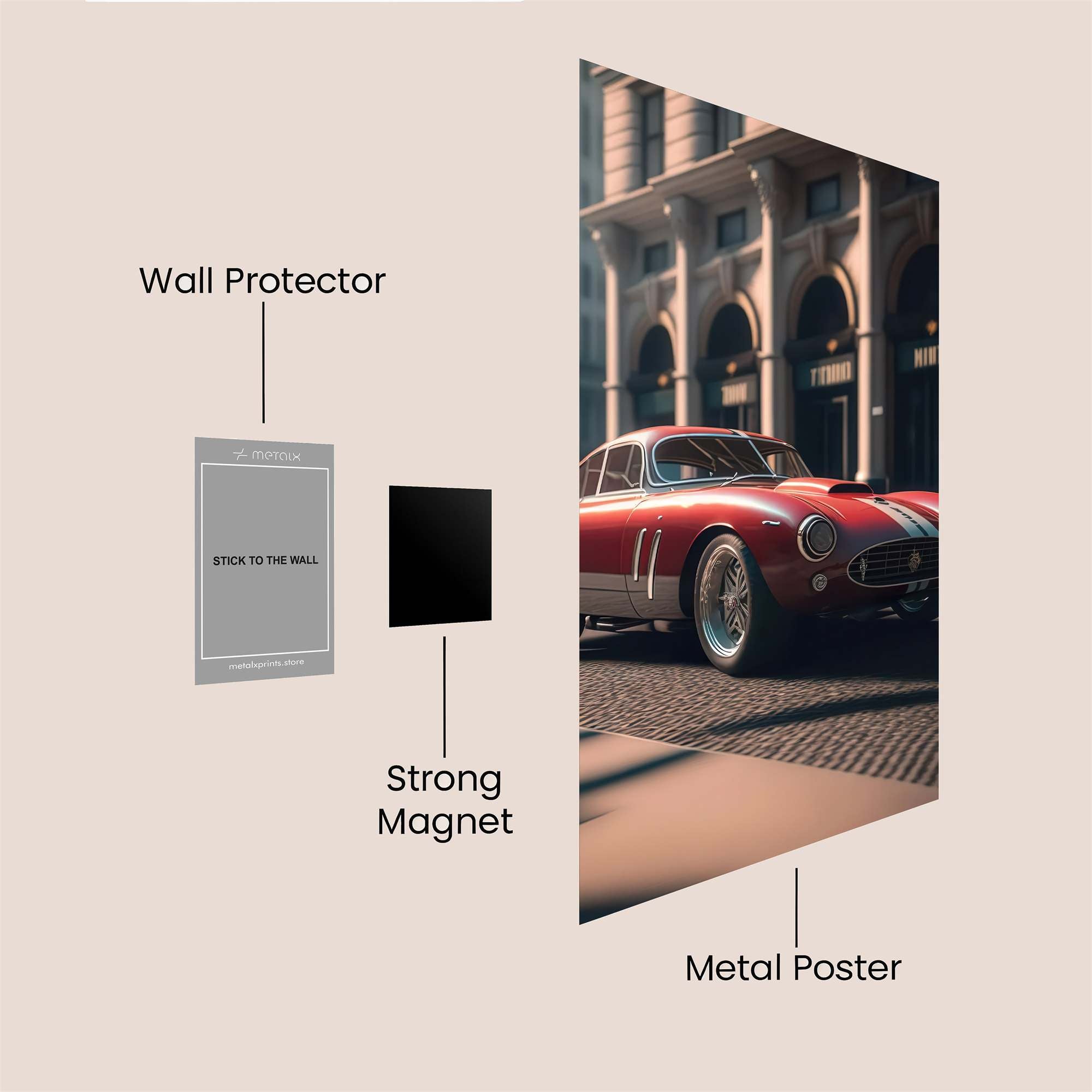 Ferrari Elegance Safe Wall Magnetic / M
