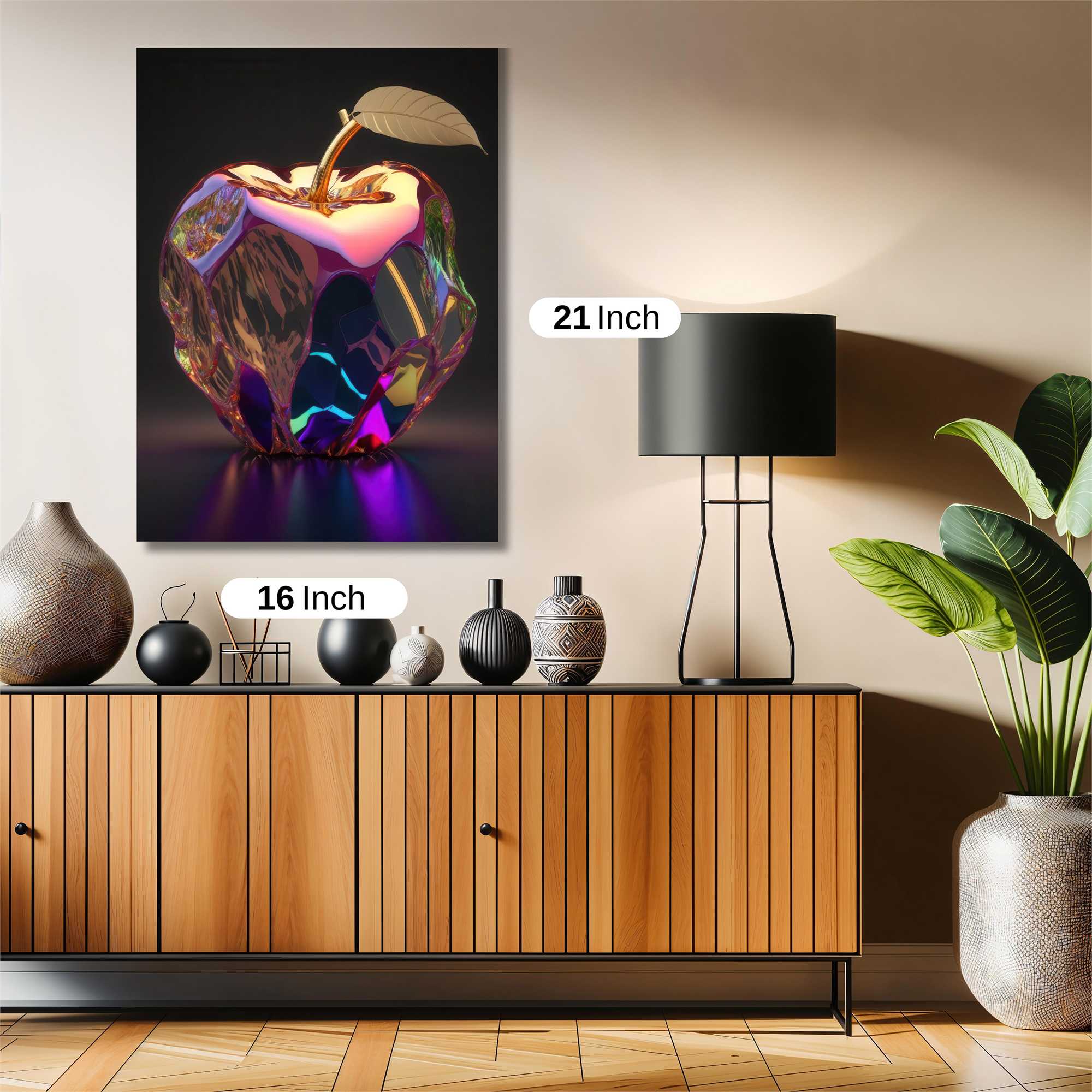 Crystal Apple Safe Wall Magnetic / M