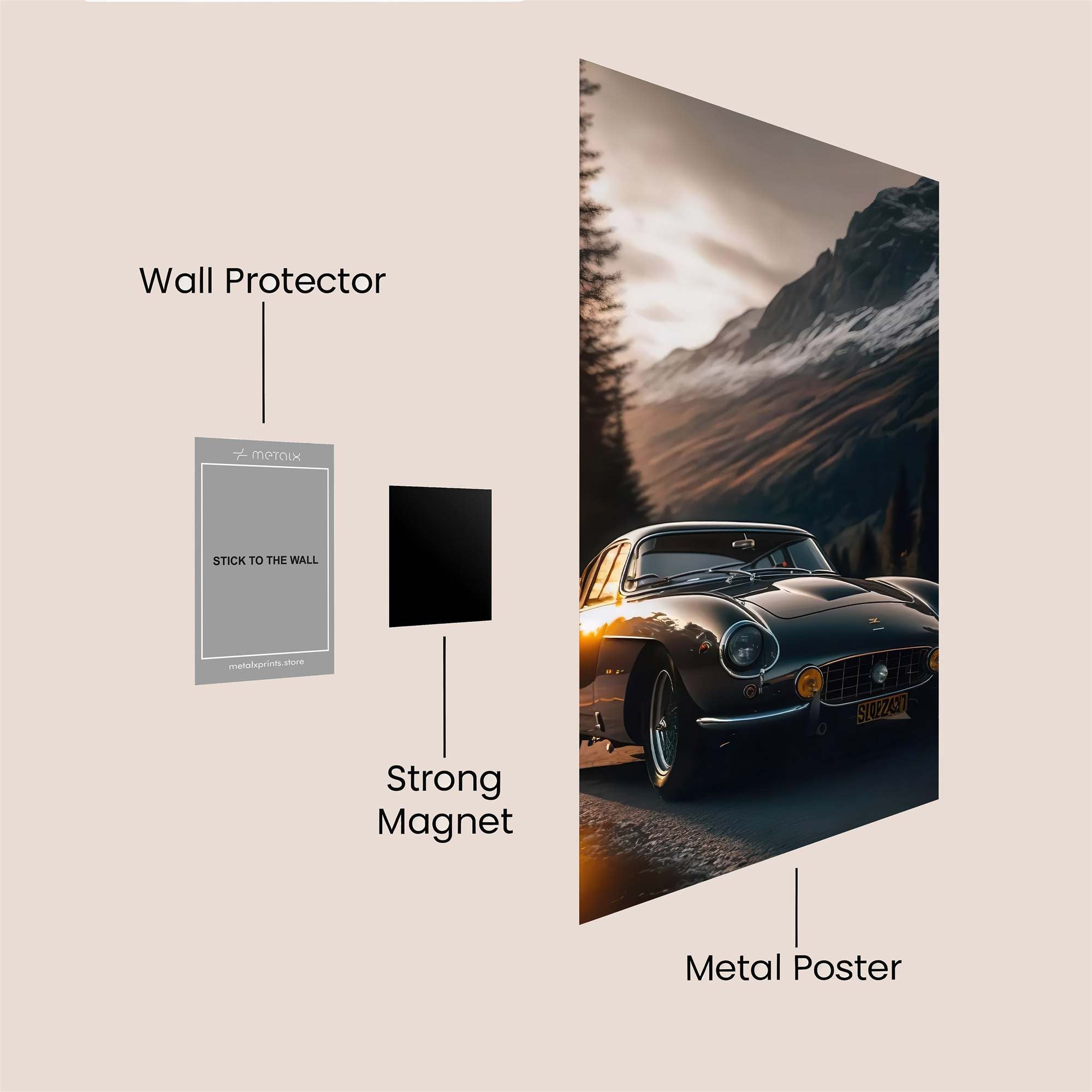 Ferrari Twilight Safe Wall Magnetic / M