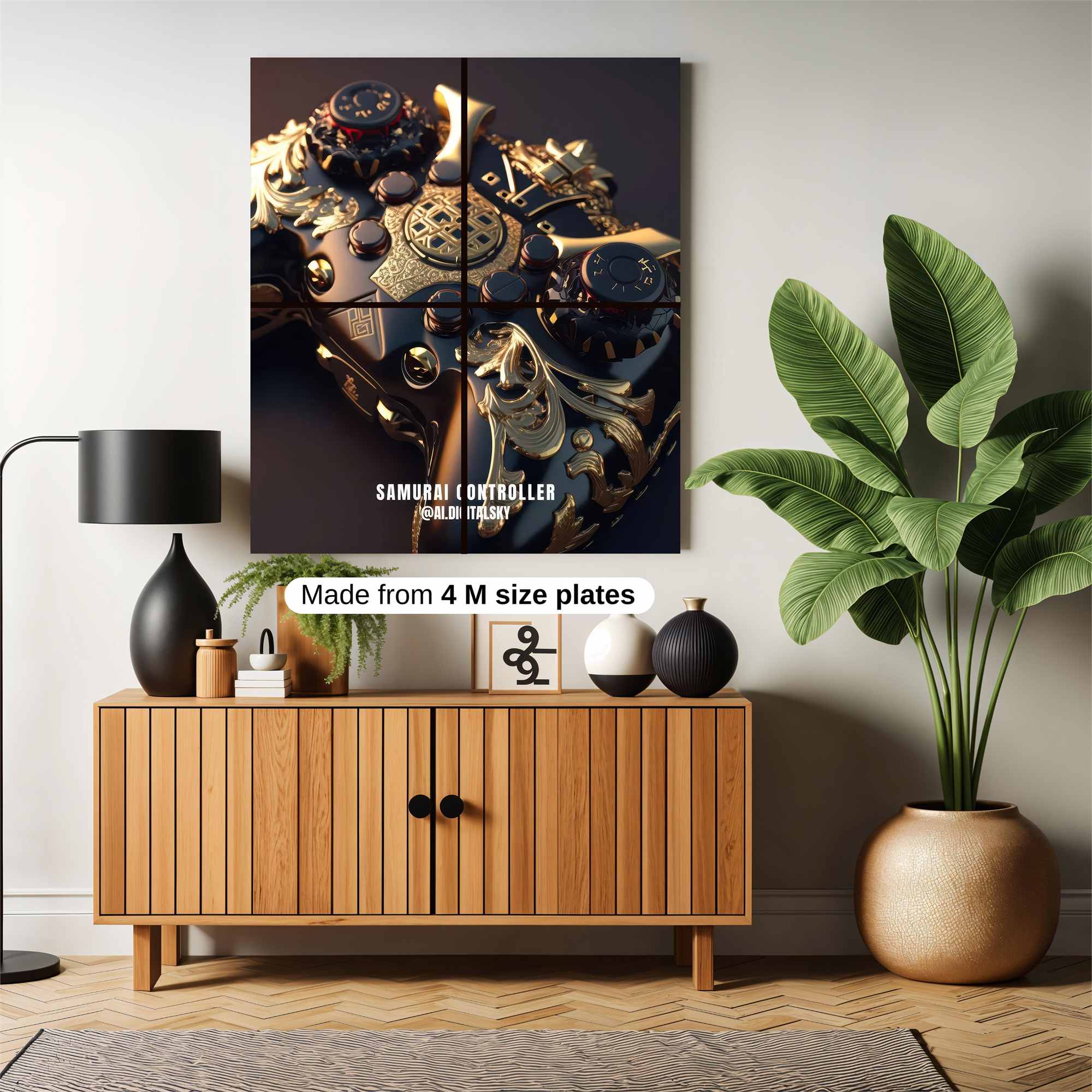 Samurai Elegance Safe Wall Magnetic / M