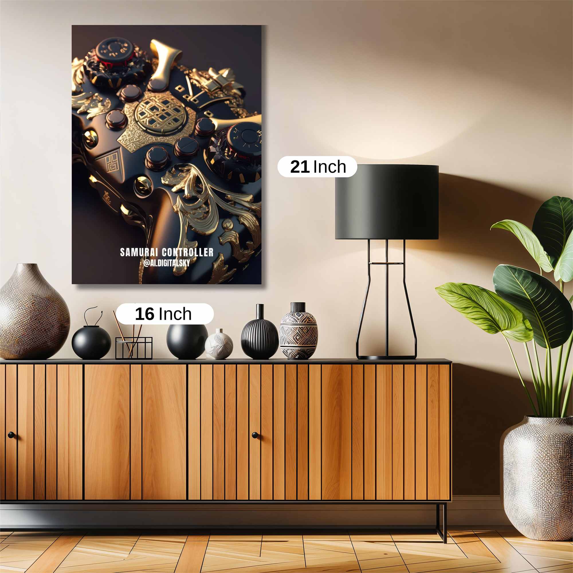 Samurai Elegance Safe Wall Magnetic / M