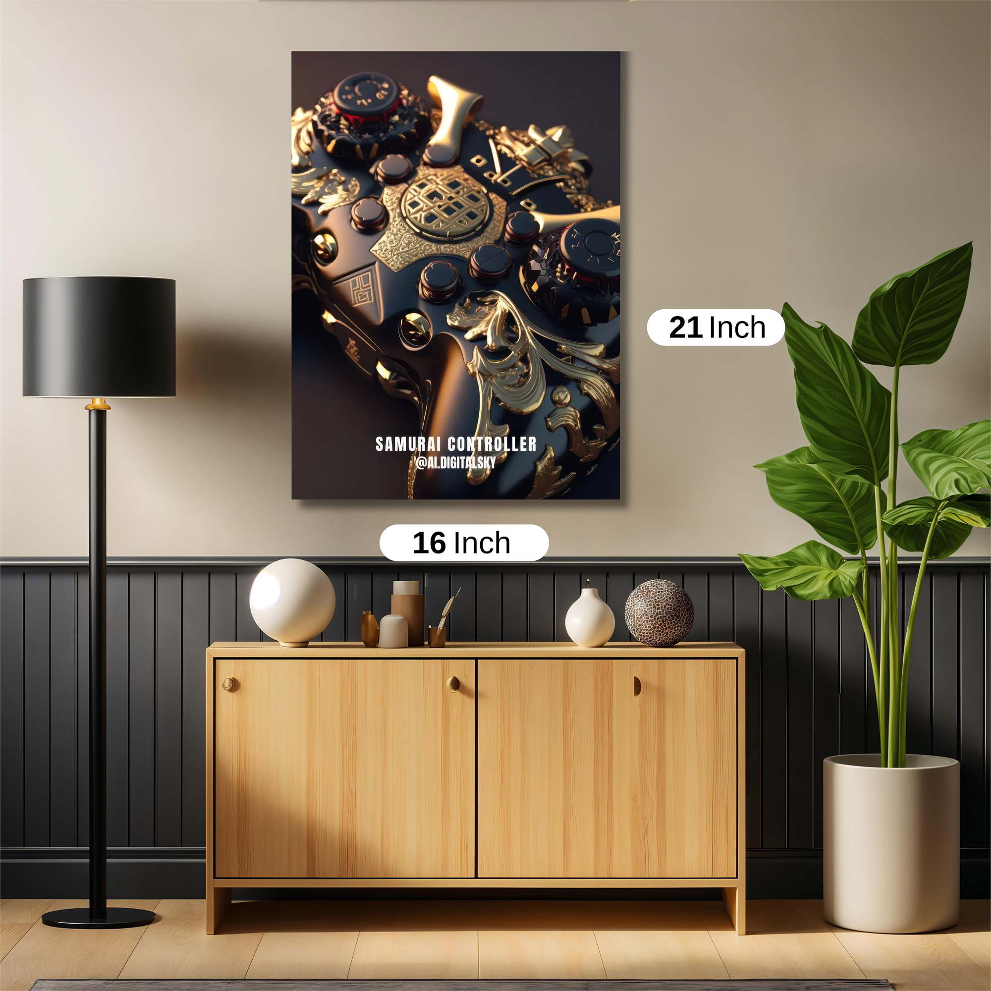 Samurai Elegance Safe Wall Magnetic / M