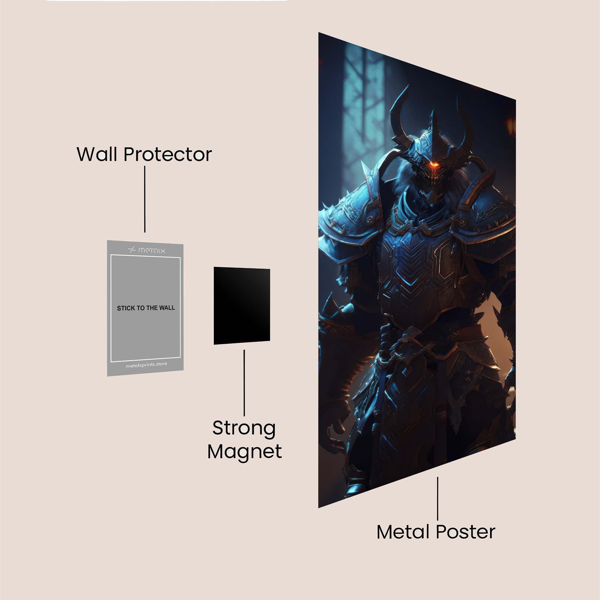 Darius Defiant Safe Wall Magnetic / M