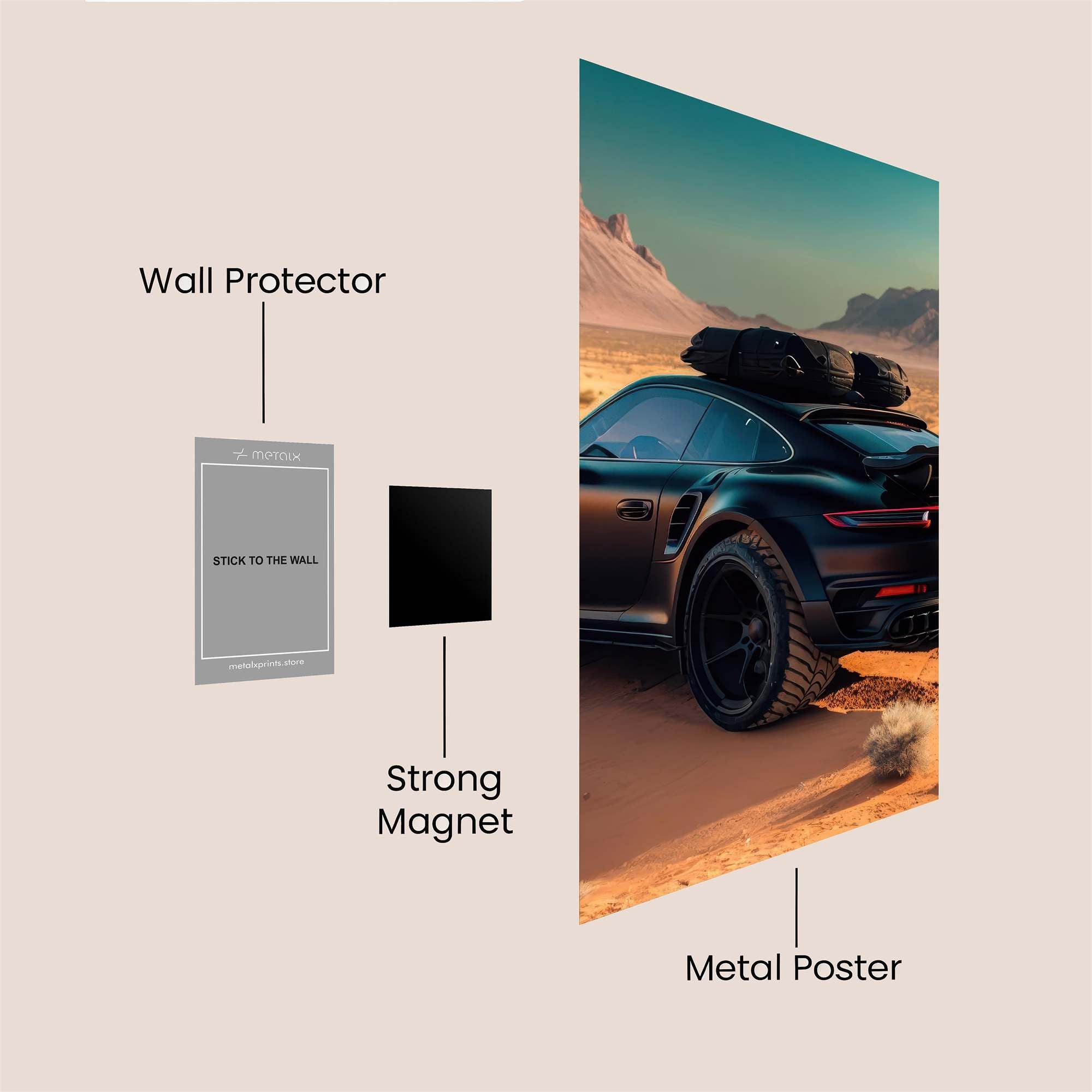 Porsche Odyssey Safe Wall Magnetic / M