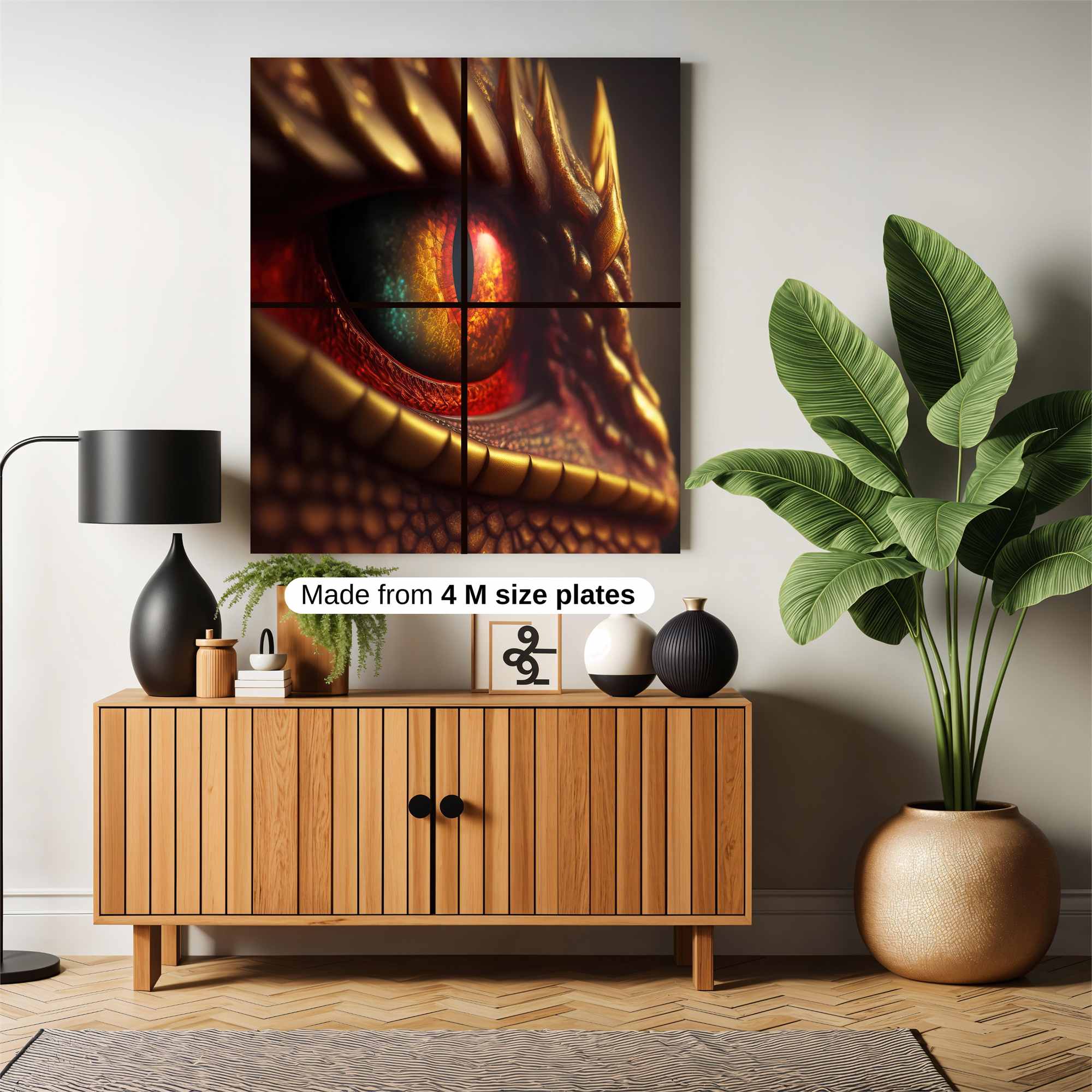 Dragon Gaze Safe Wall Magnetic / M