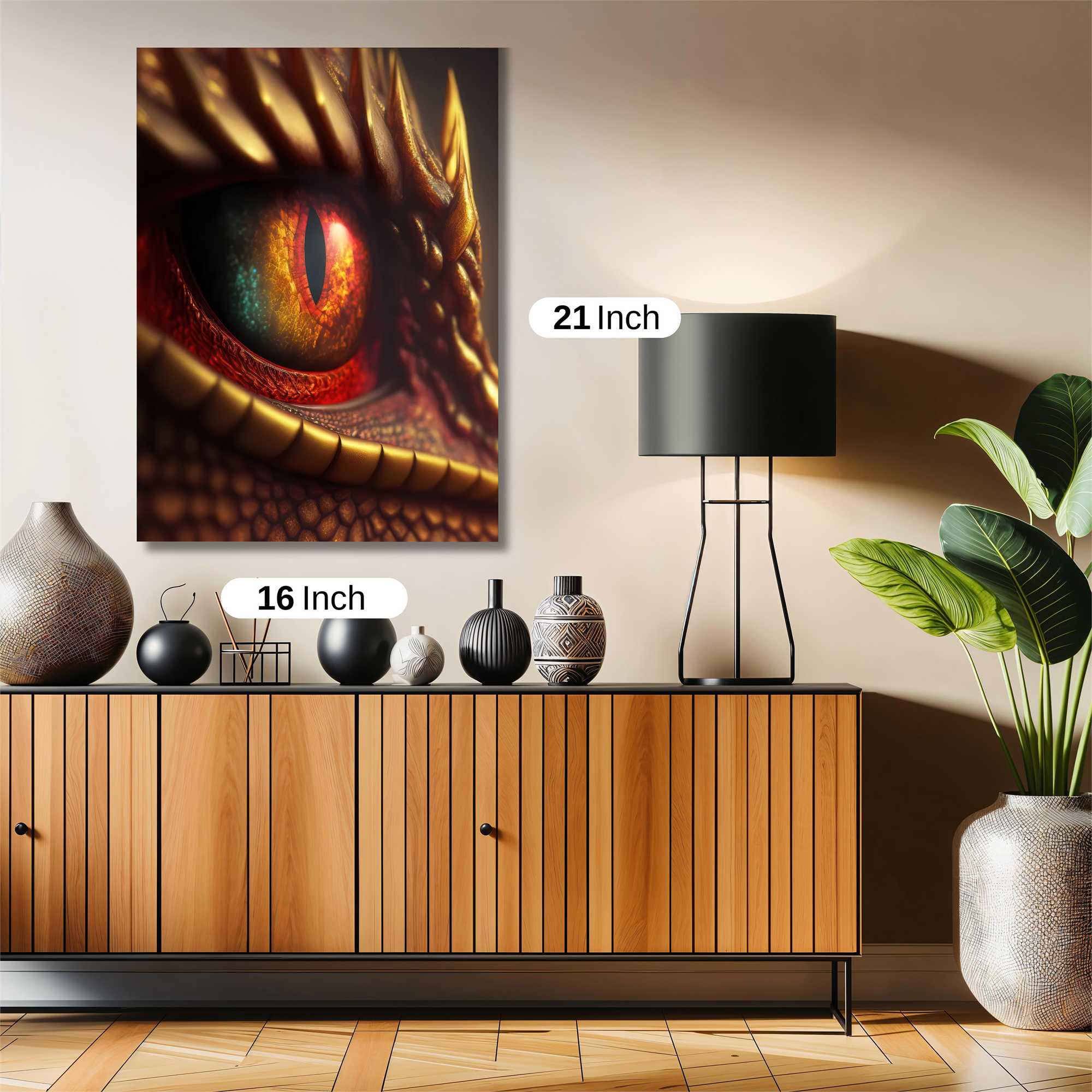Dragon Gaze Safe Wall Magnetic / M