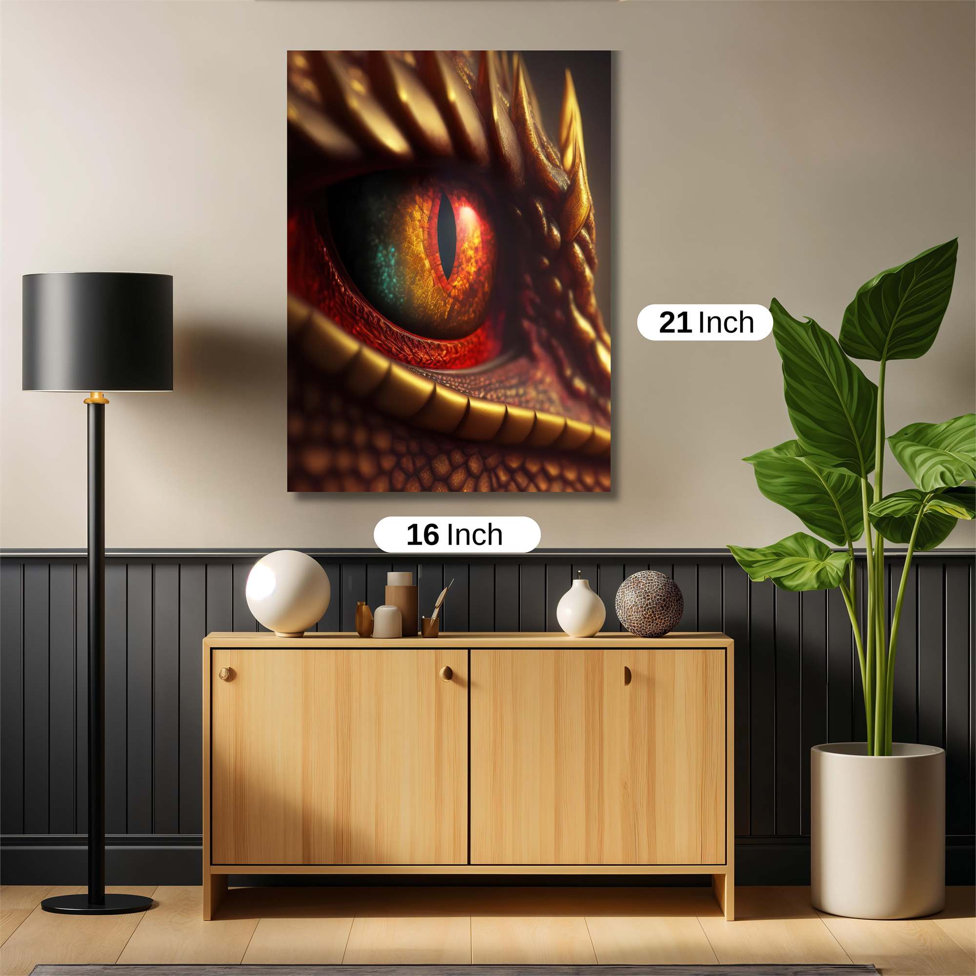 Dragon Gaze Safe Wall Magnetic / M