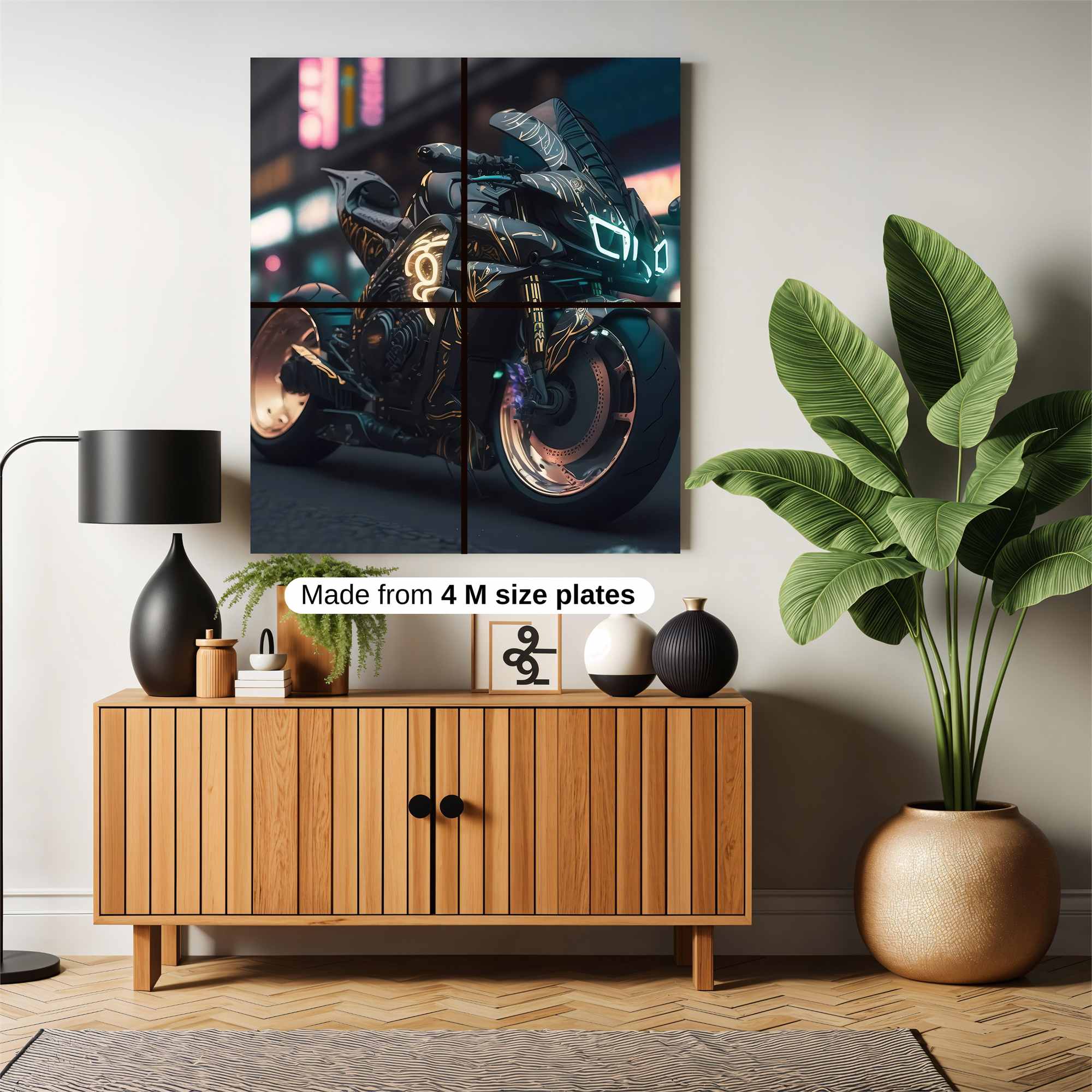 Cyberpunk Racer Safe Wall Magnetic / M