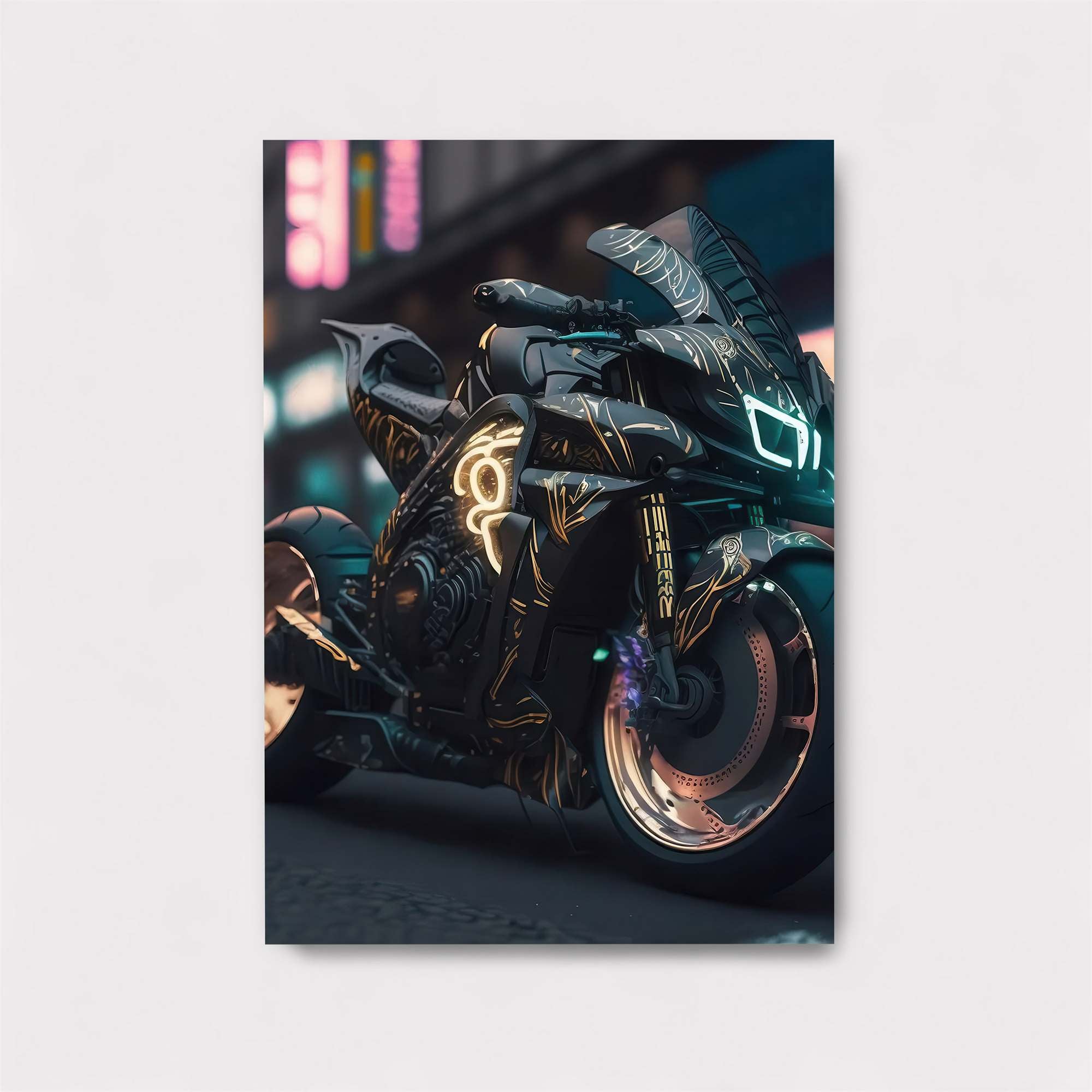 Cyberpunk Racer Safe Wall Magnetic / M