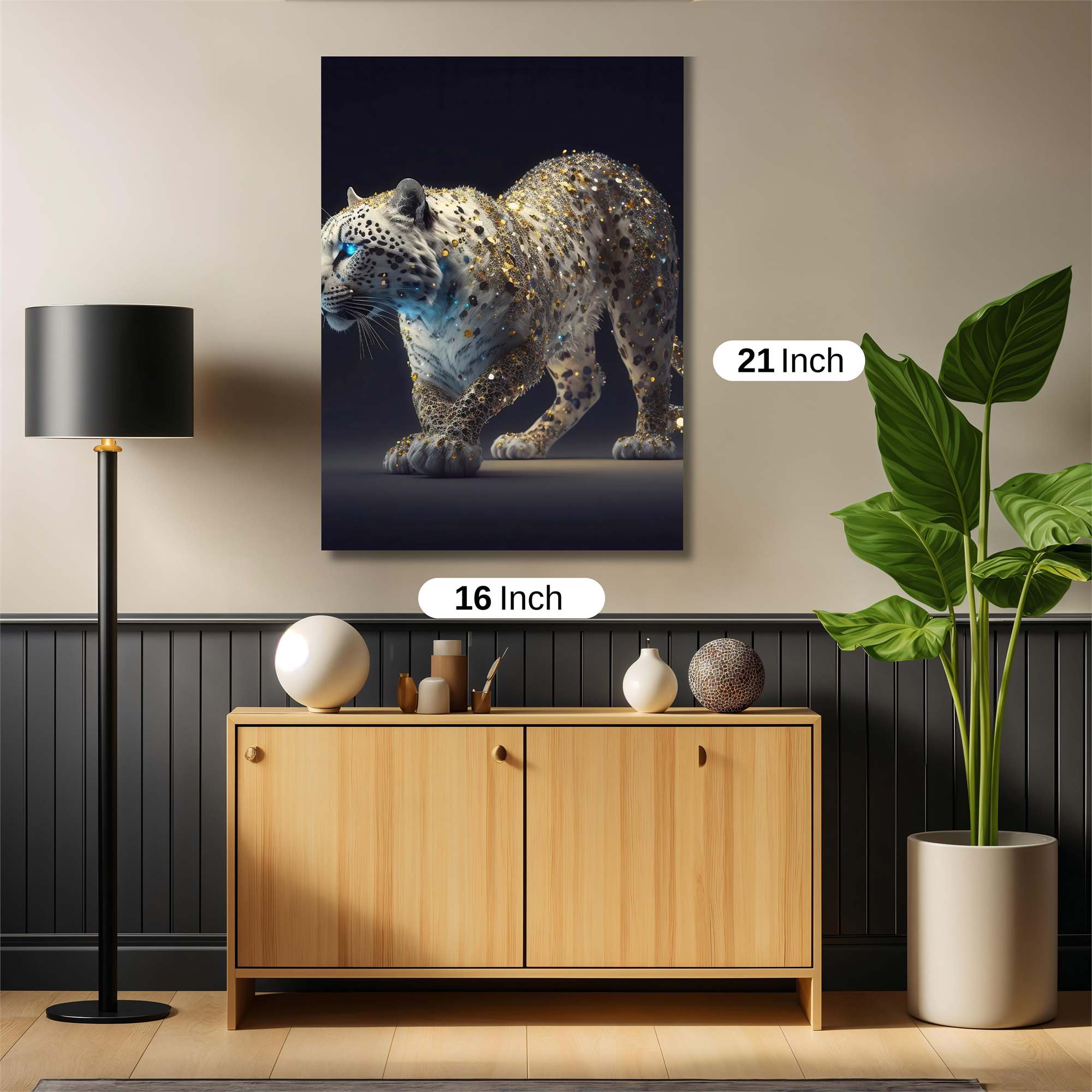 Leopard Luminous Safe Wall Magnetic / M