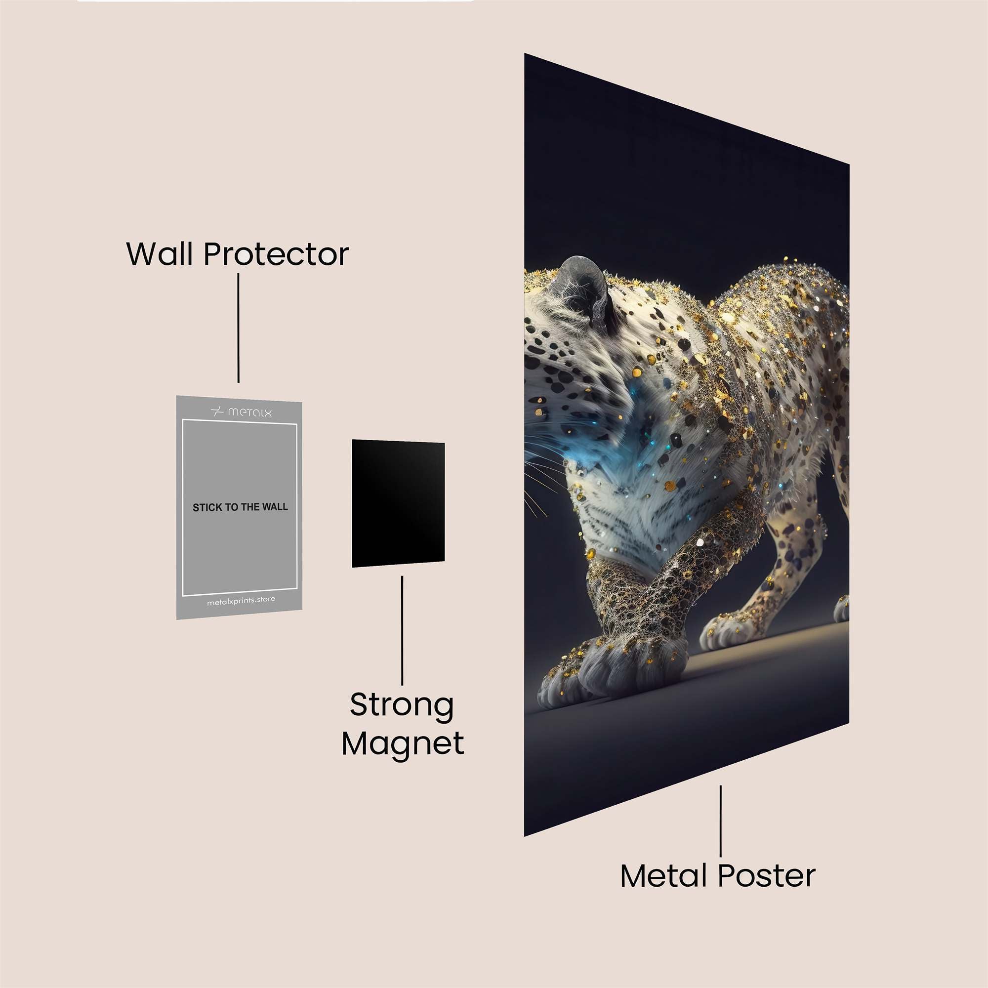 Leopard Luminous Safe Wall Magnetic / M
