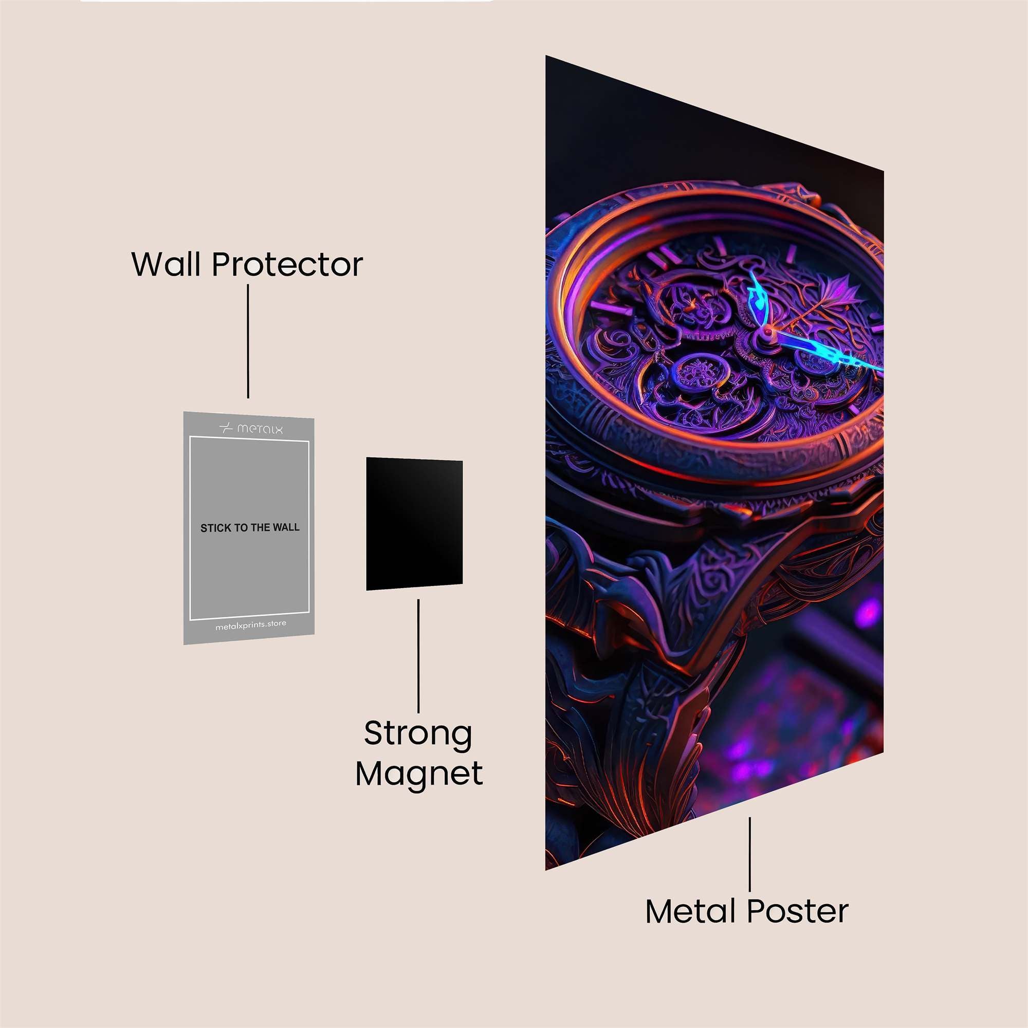 Timekeeper Enigma Safe Wall Magnetic / M