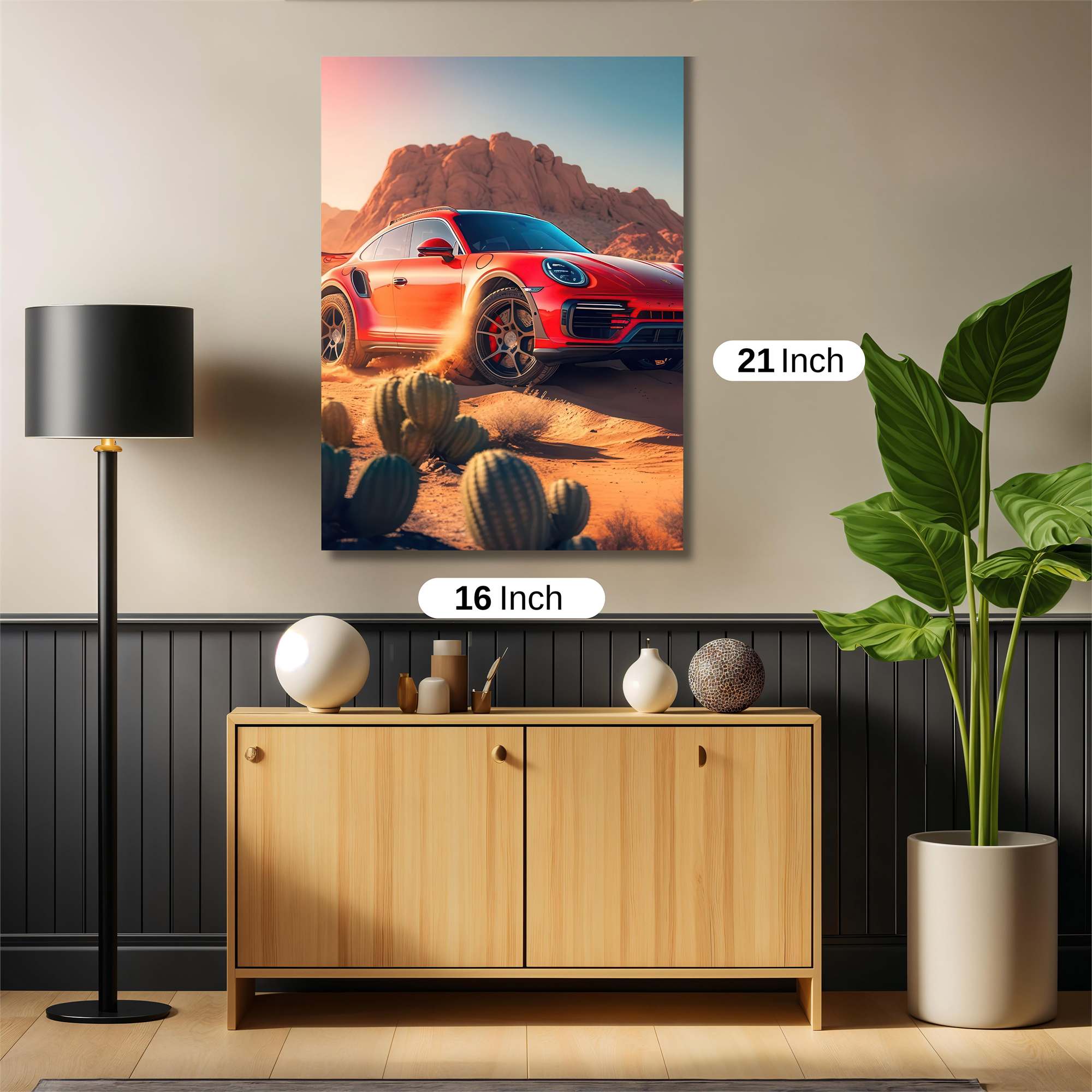 Porsche Adventurous Safe Wall Magnetic / M