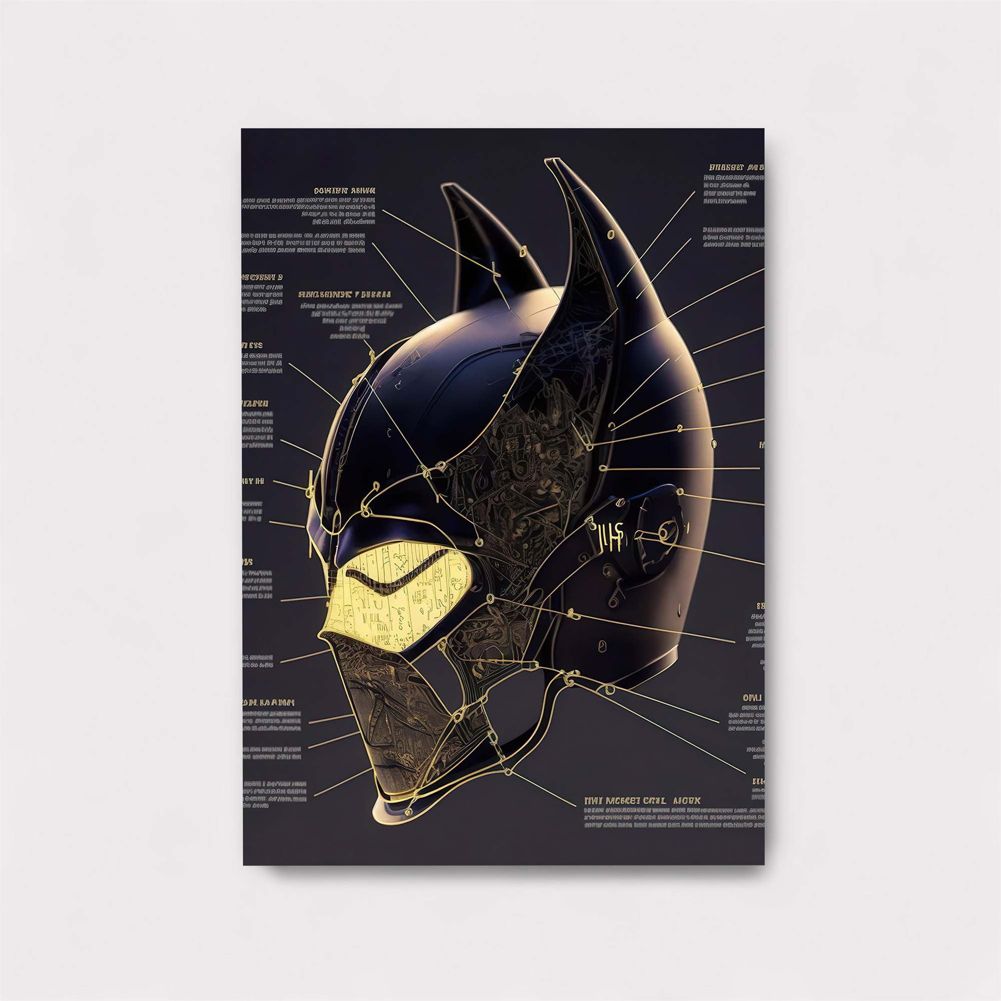 Batman Brooding Safe Wall Magnetic / M