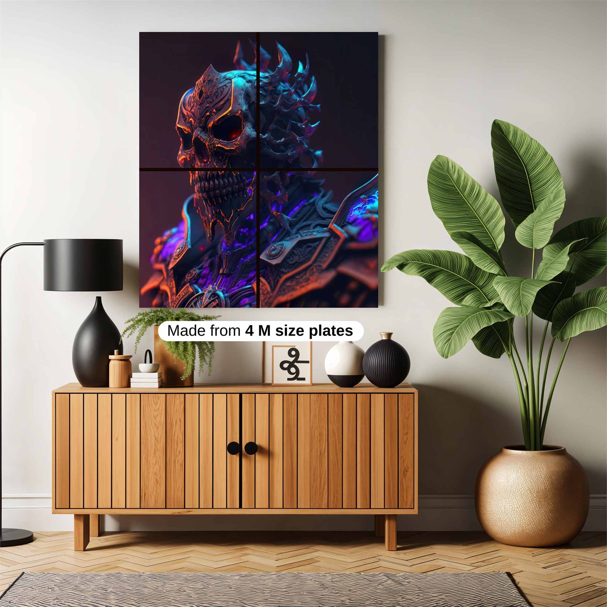 Skull Sovereign Safe Wall Magnetic / M