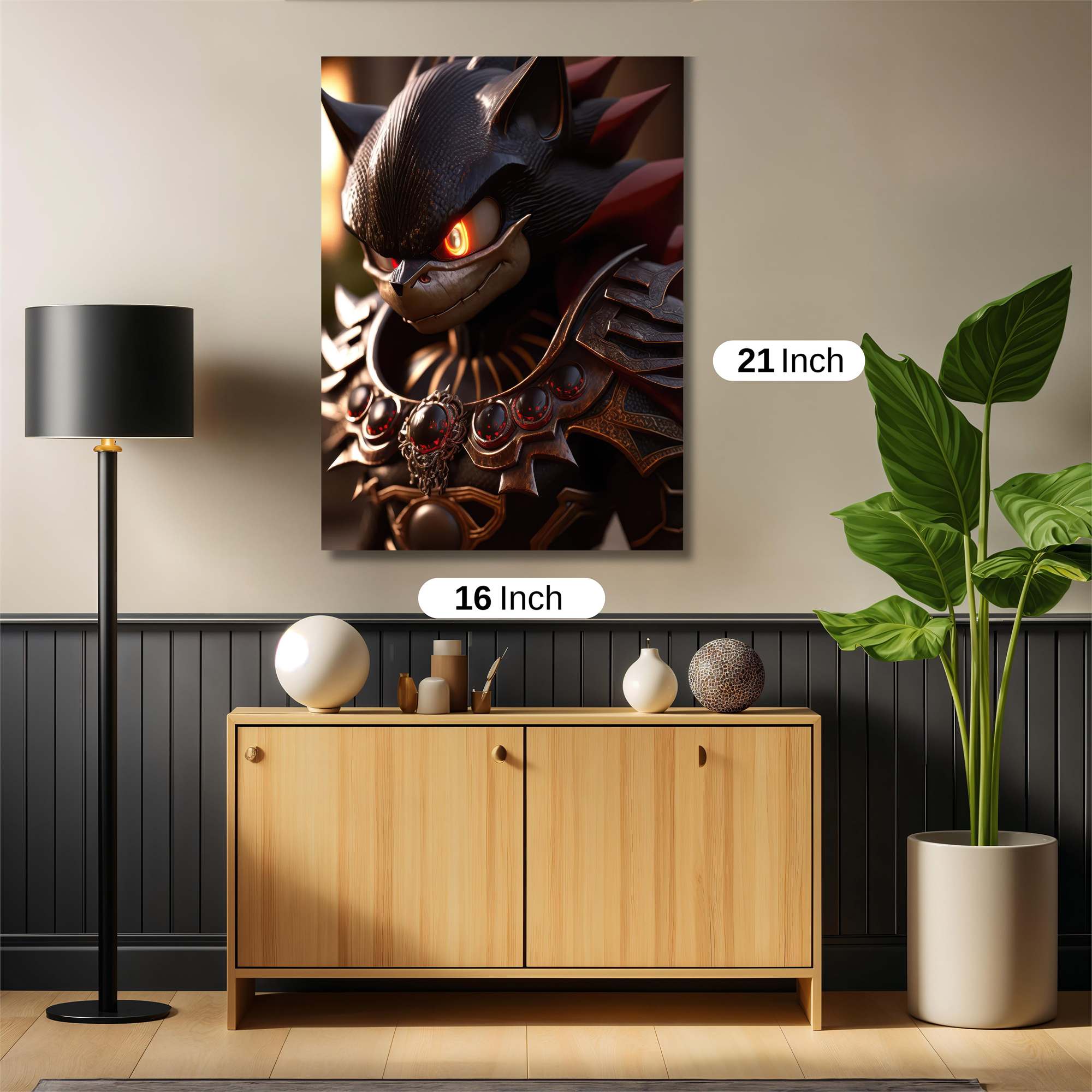 Shadow Menace Safe Wall Magnetic / M