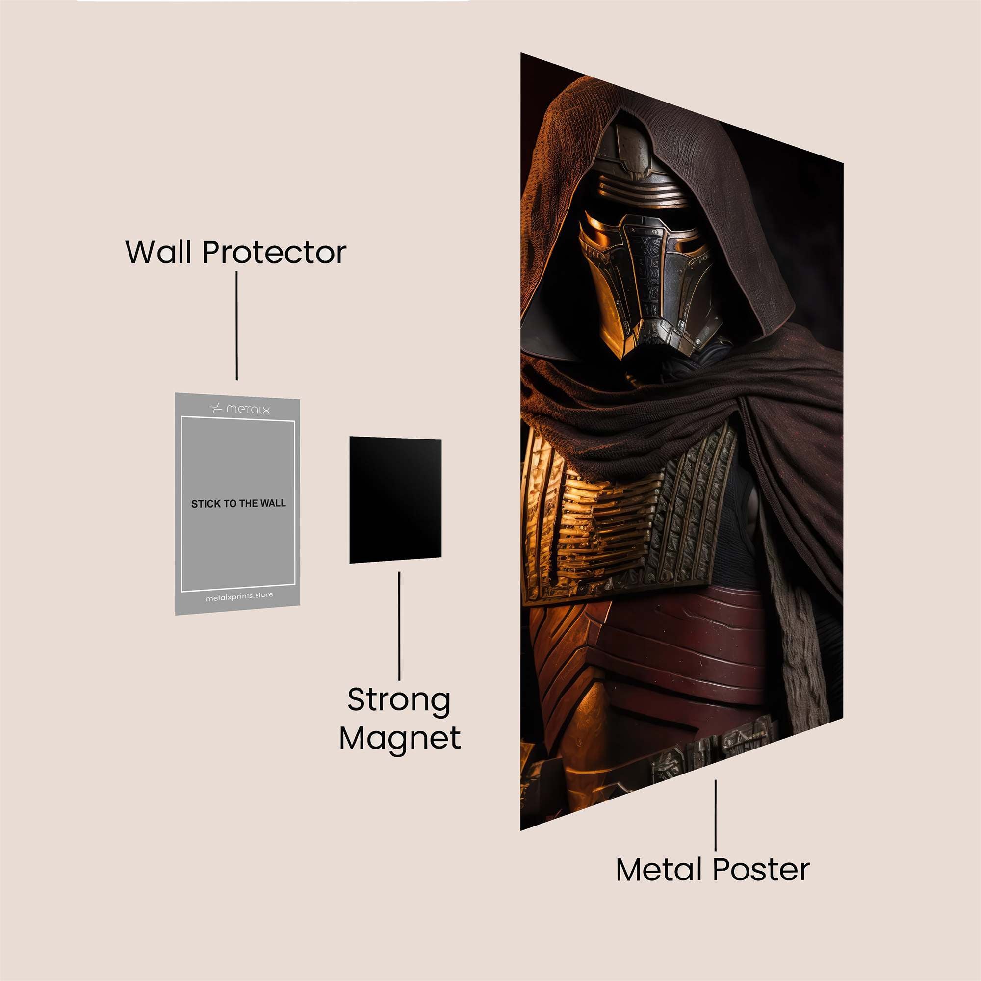 Kylo Menace Safe Wall Magnetic / M