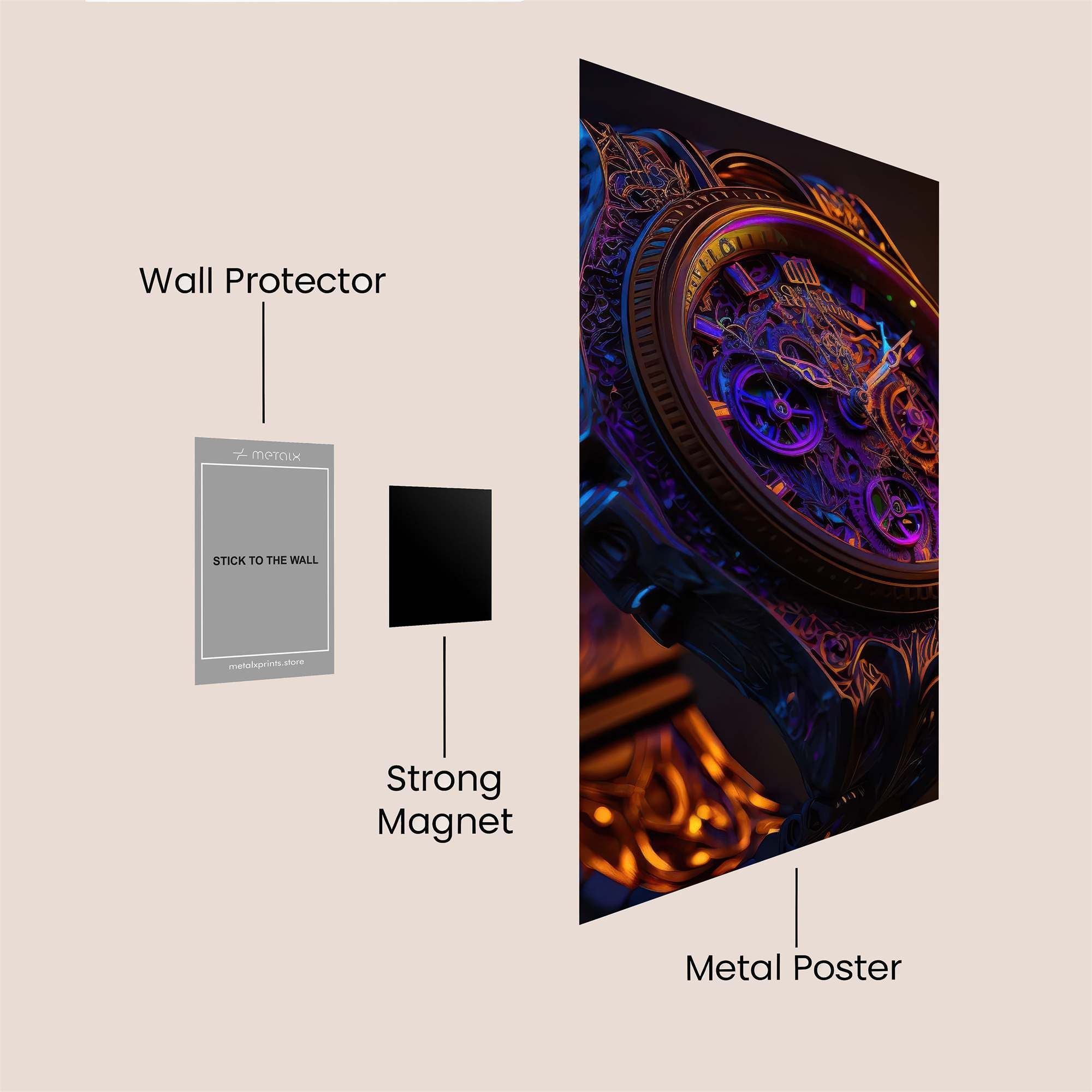 Timekeeper Enigma Safe Wall Magnetic / M
