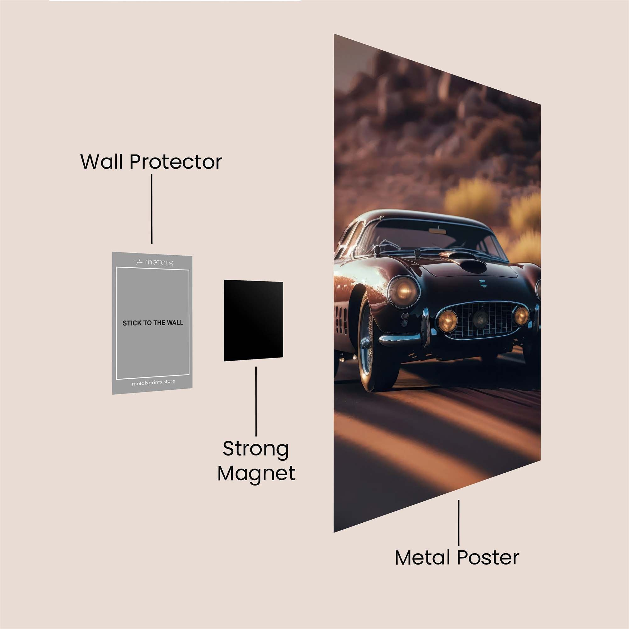 Ferrari Serenity Safe Wall Magnetic / M