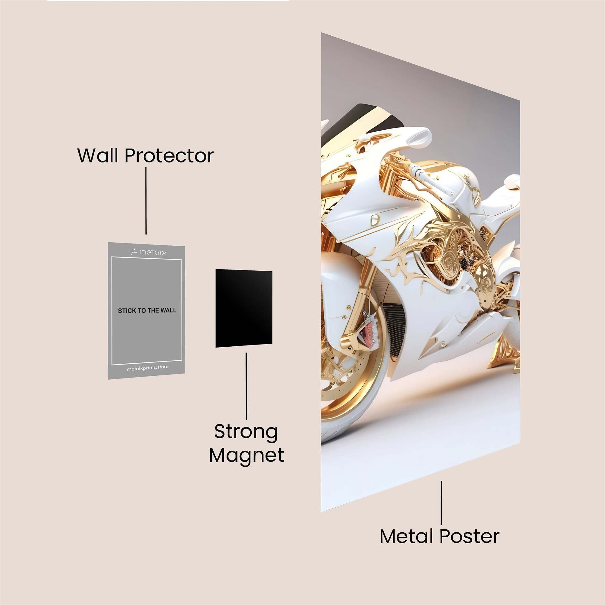 Golden Dream Safe Wall Magnetic / M