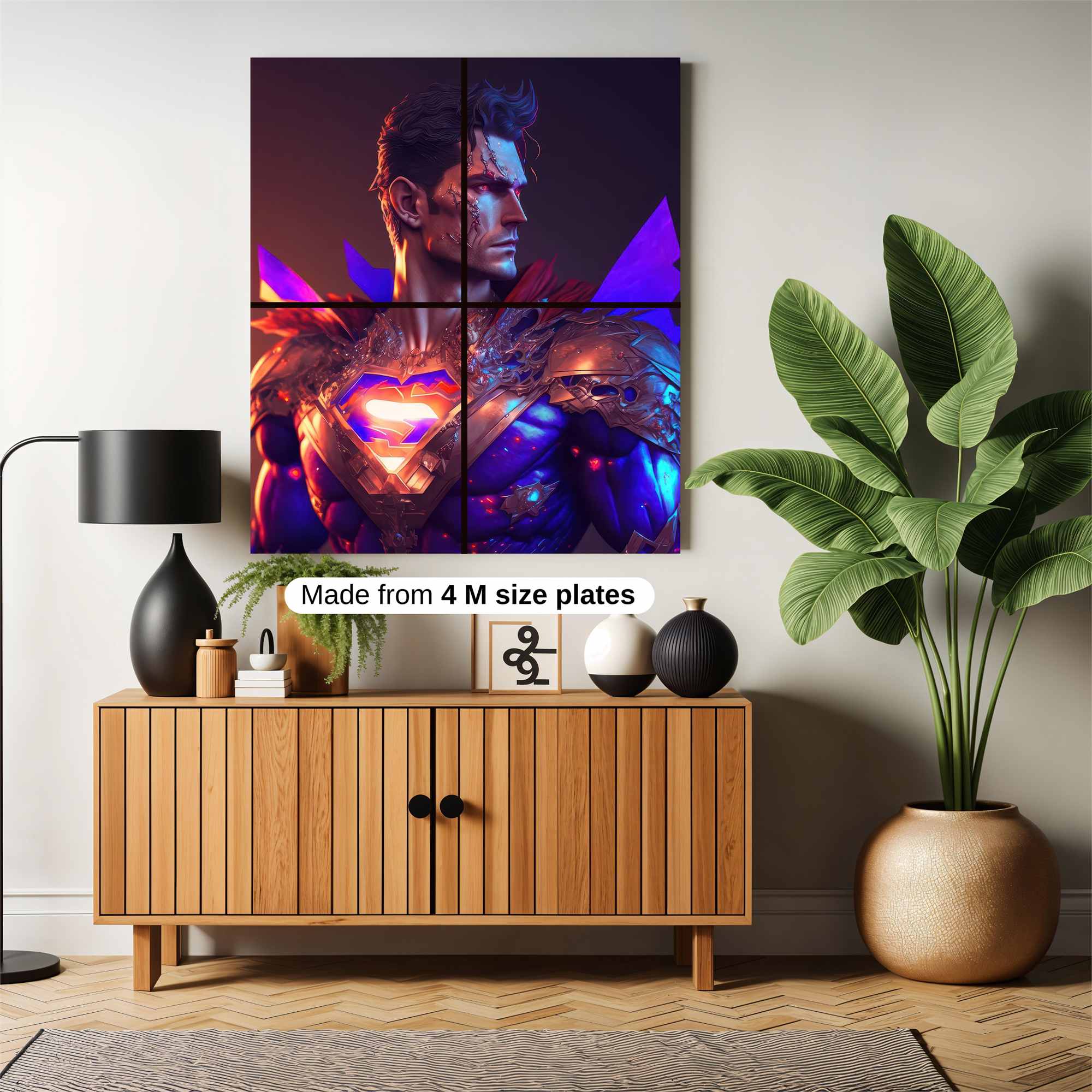 Superman Regal Safe Wall Magnetic / M