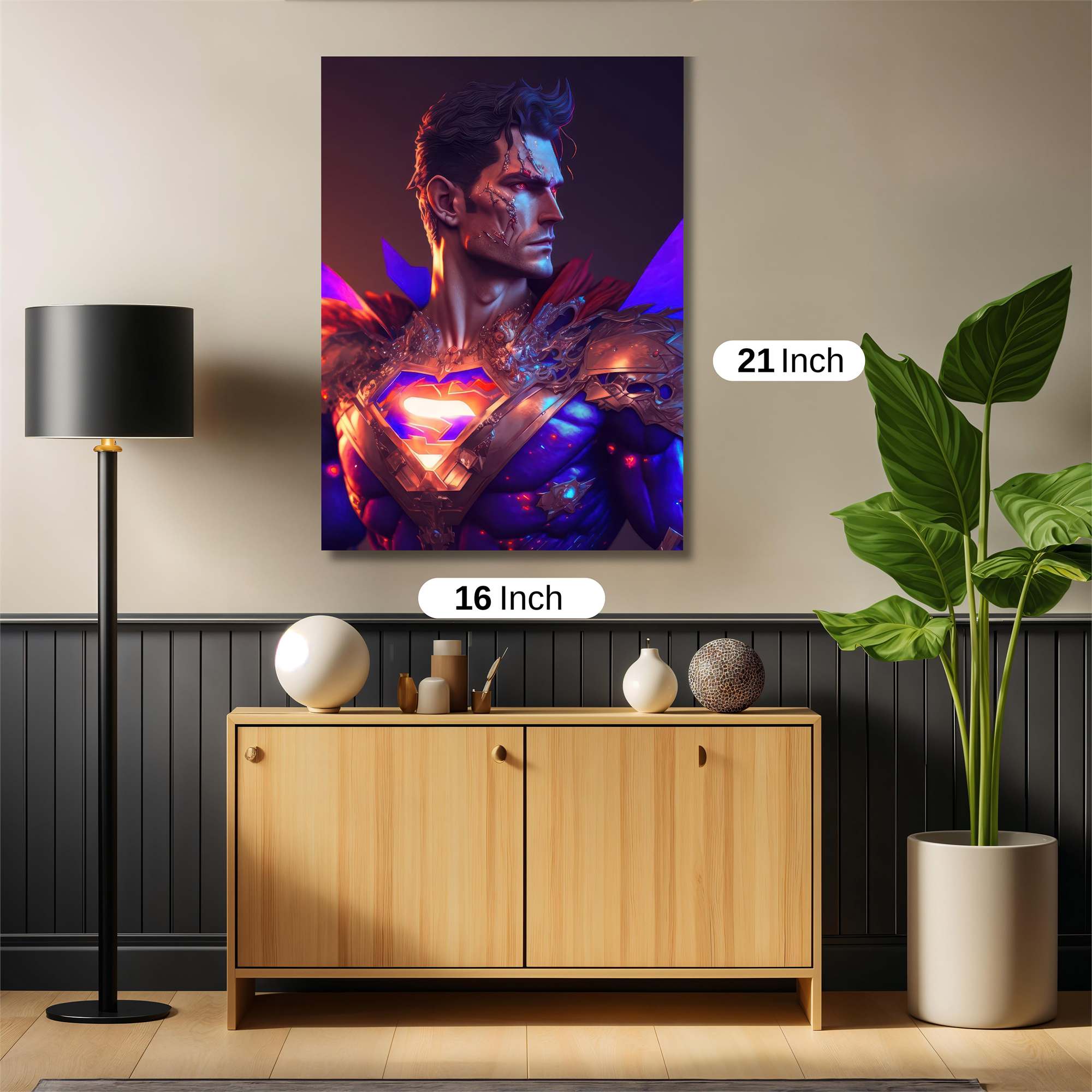 Superman Regal Safe Wall Magnetic / M