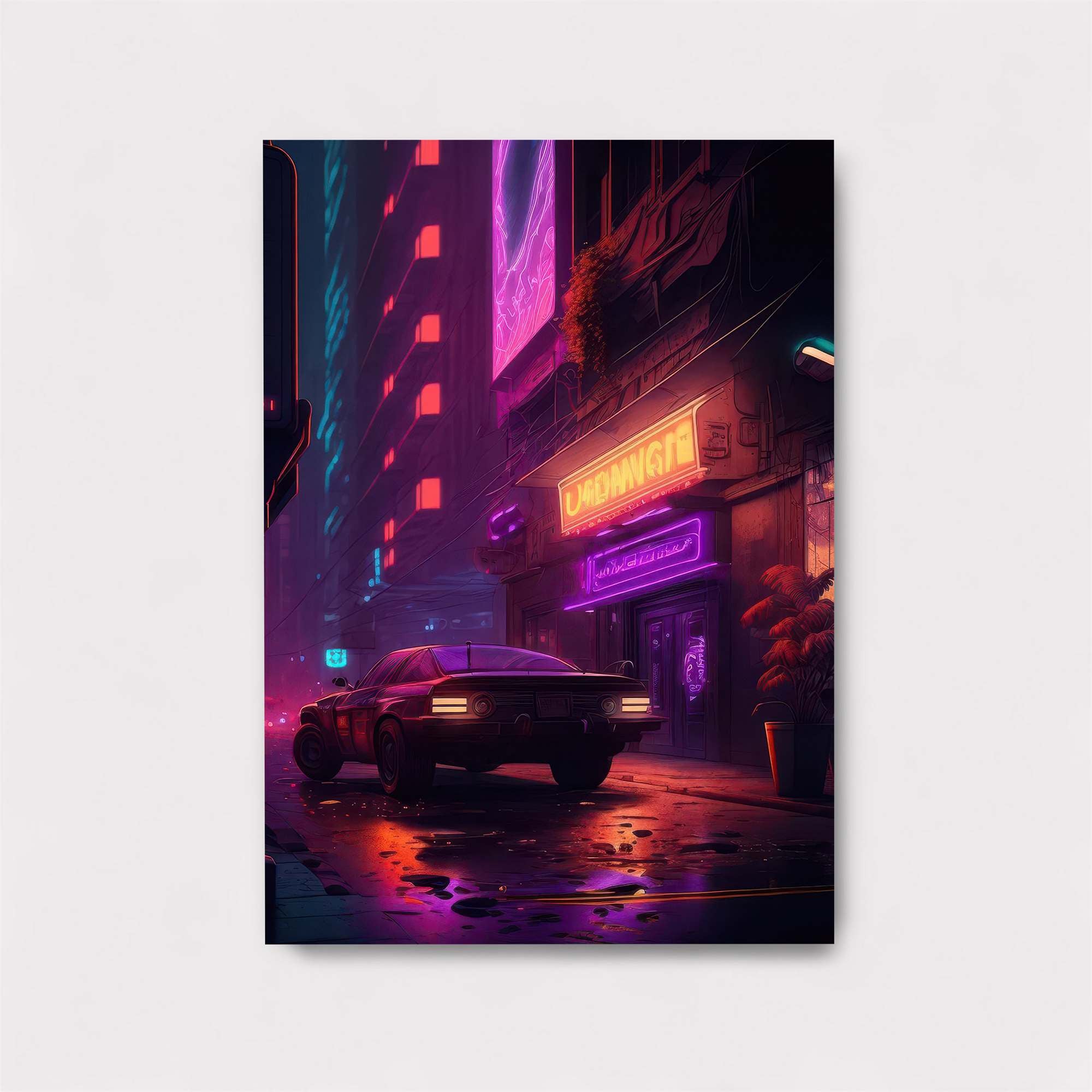 Neon Noir Safe Wall Magnetic / M