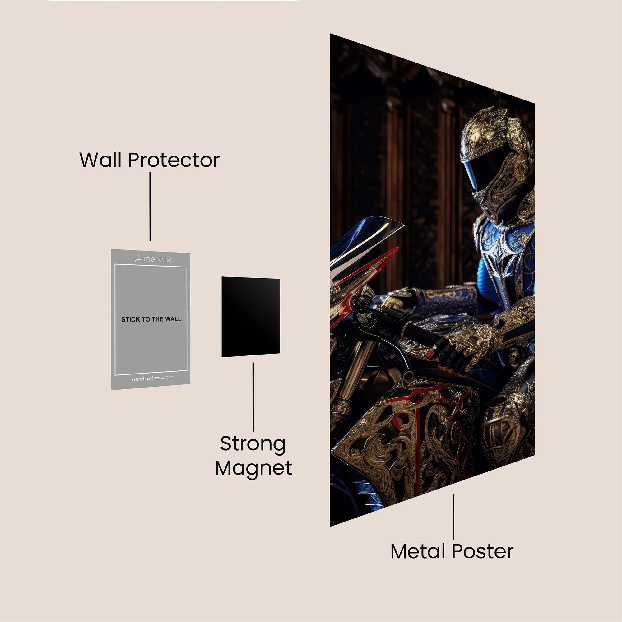 Knightly Valor Safe Wall Magnetic / M