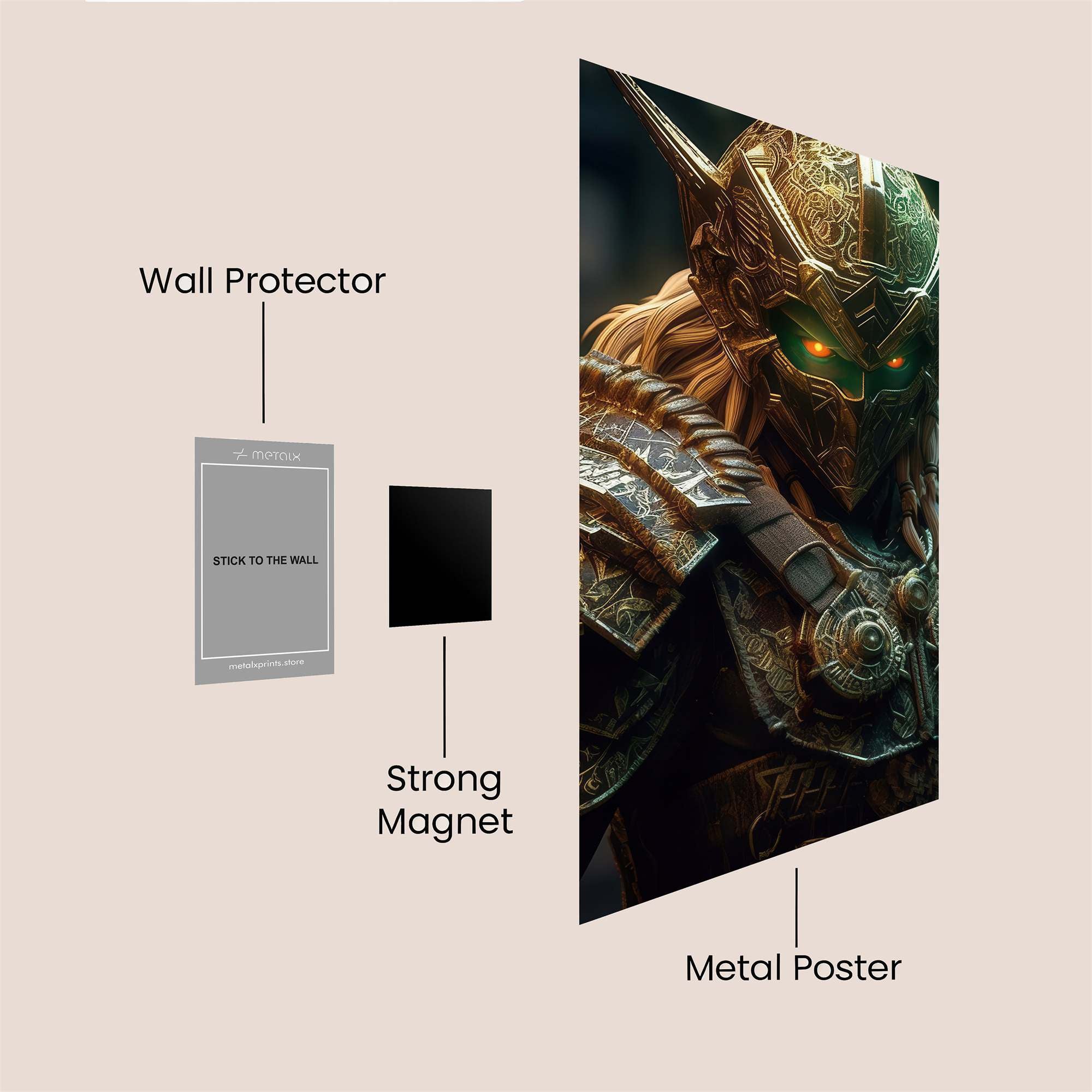 Predator Menace Safe Wall Magnetic / M