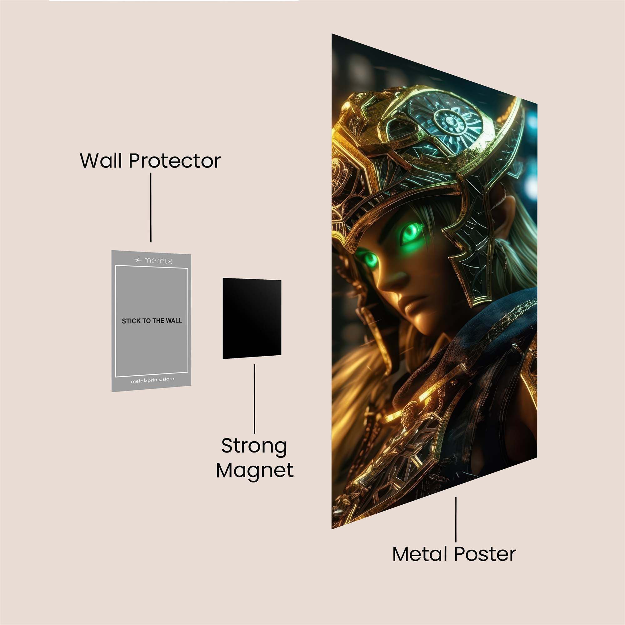 Elf Enigma Safe Wall Magnetic / M