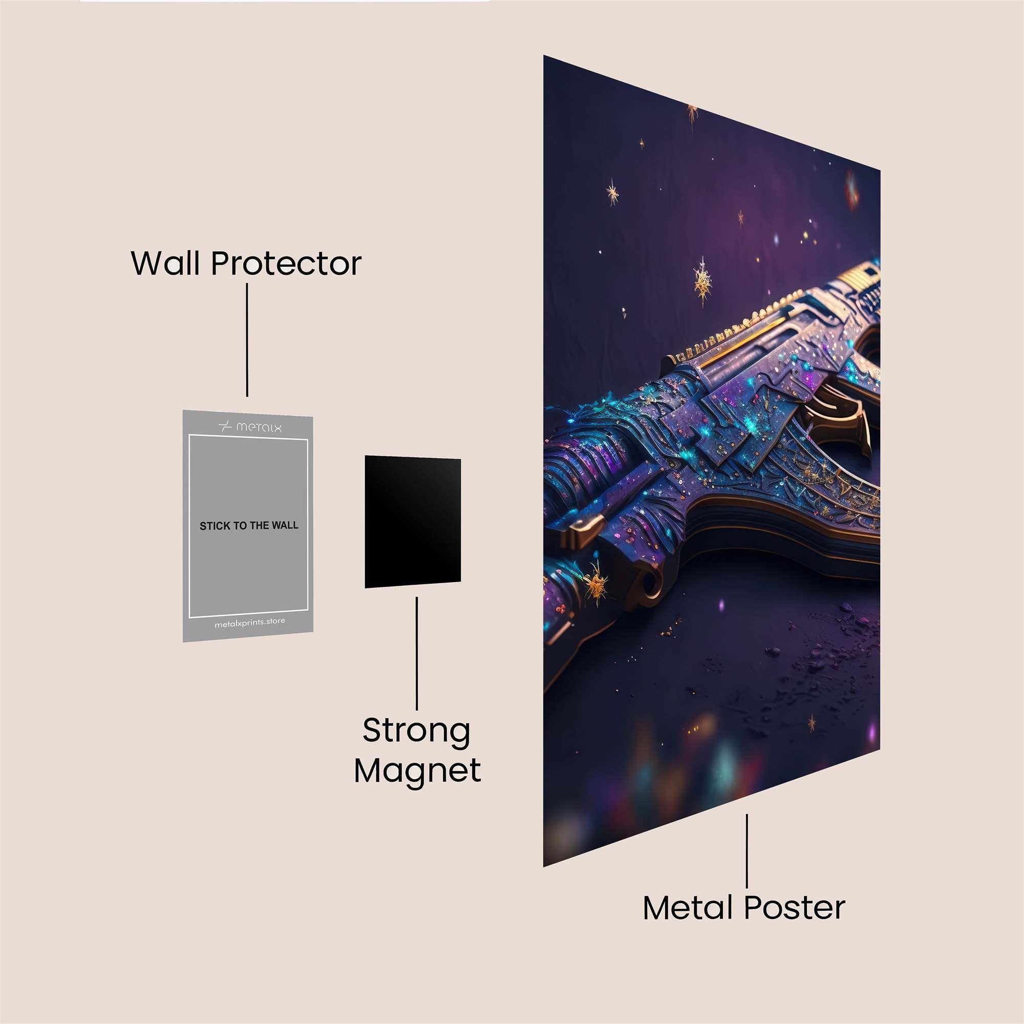 Galactic Majesty Safe Wall Magnetic / M