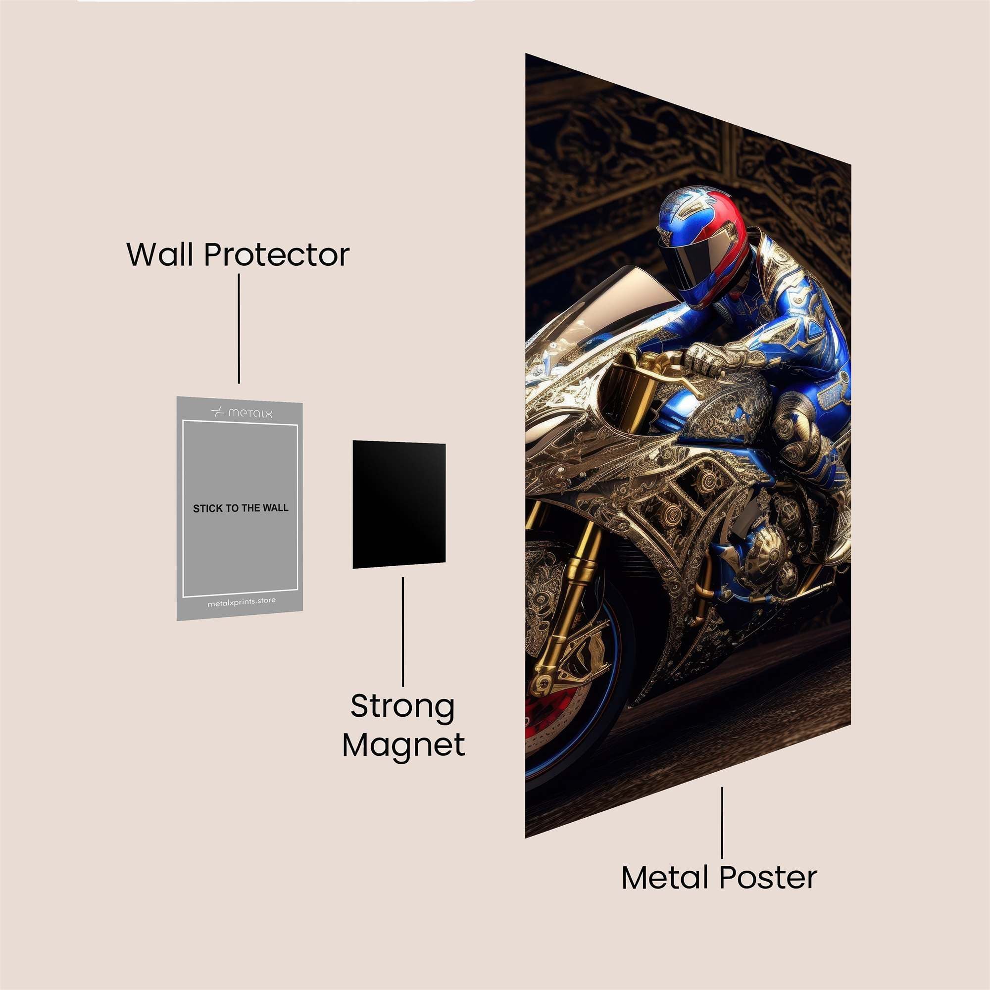 Knightly Velocity Safe Wall Magnetic / M
